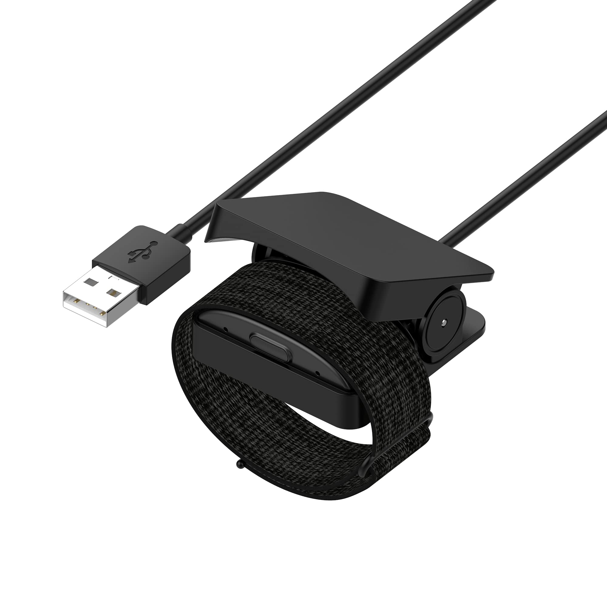 Chofit Replacement Charger Cable for Amazon Halo Smartwatch - 3.3Ft Durable Charging Cord (2 Pack, Black) | Perfect for Home, Office & Travel Use