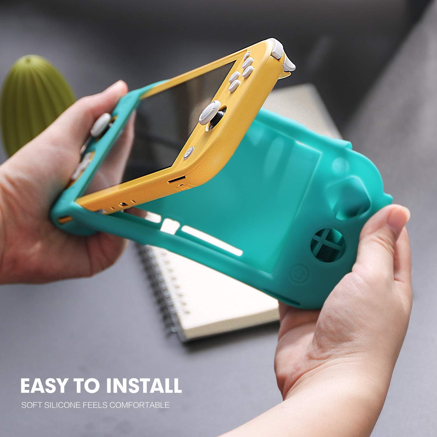 Durable Silicone Grip Case for Nintendo Switch Lite - Shockproof & Anti-Slip Protection Cover for Gaming on the Go, Travel & Daily Use