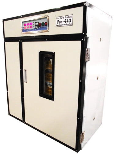 Rite Farm Pro 440 Cabinet Egg Incubator & Hatcher - Automatic Temperature Control for Chicken, Duck, Quail Eggs - Perfect for Poultry Farmers & Backyard Chicken Coops