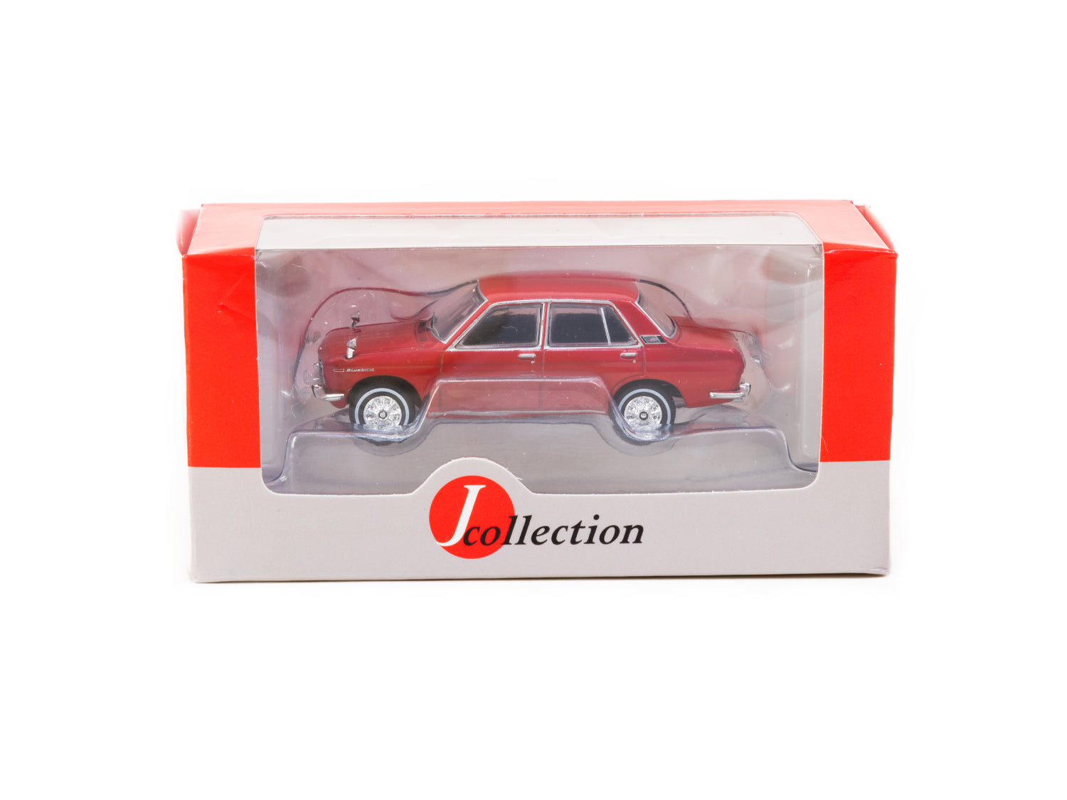 J Collection 1/64 Scale Datsun Bluebird 1600SSS P510 Diecast Model Car - Red Color - Perfect for Collectors, Display & Racing Scenes