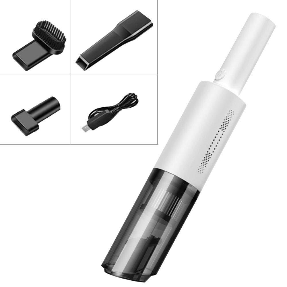 REDSHORE 6KPA Cordless Handheld Vacuum Cleaner - Lightweight Portable Wet/Dry Vacuum with Quick Charge Tech - Ideal for Home, Car & Pet Hair Cleaning (White)