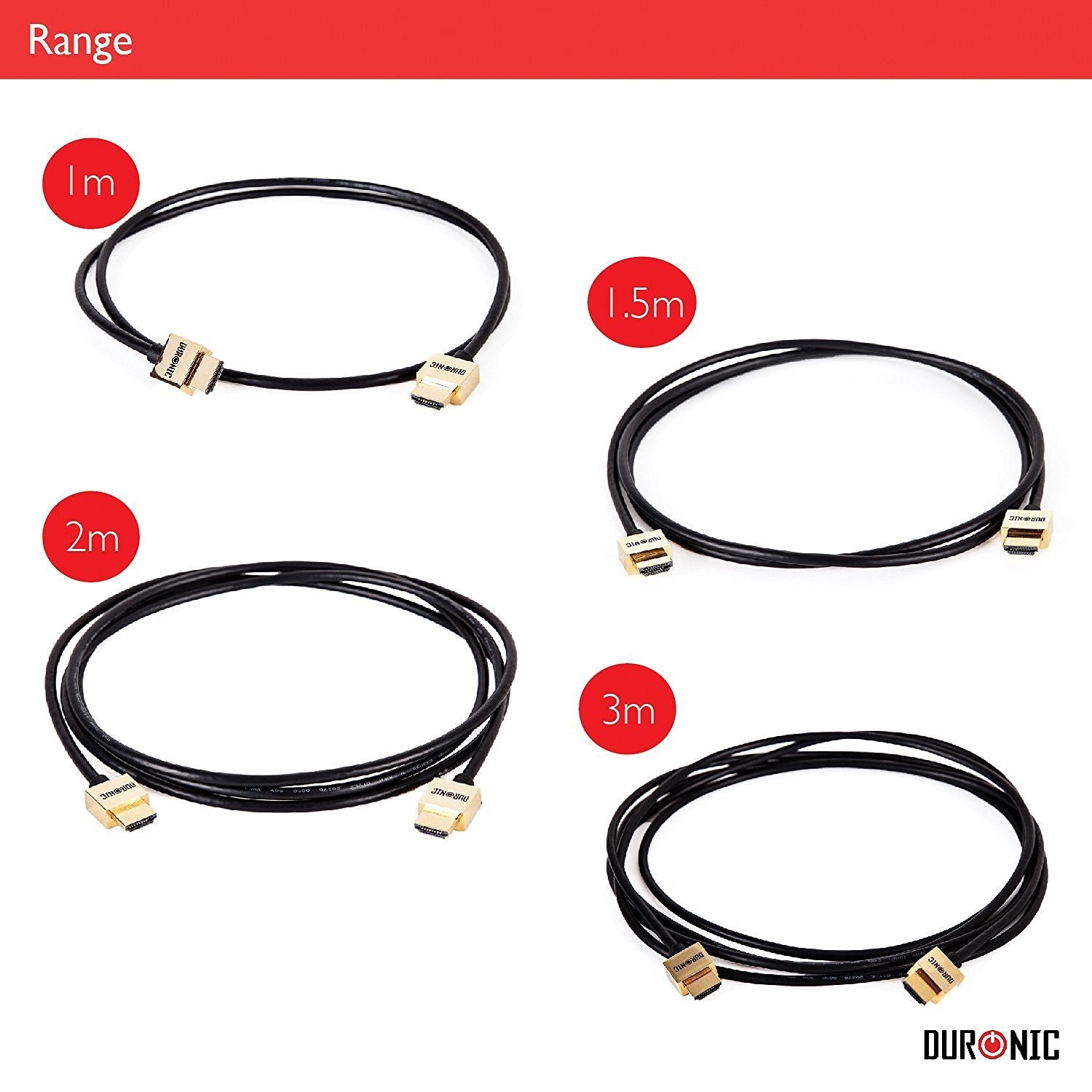 Duronic 4K Ultra High Speed HDMI to Mini HDMI Cable (2M) - 2160p, 24K Gold Plated Connectors, Black - Compatible with DSLR Cameras, Camcorders, MP4 Players & Tablets | Perfect for Home Theater, Gaming & Professional Video Editing