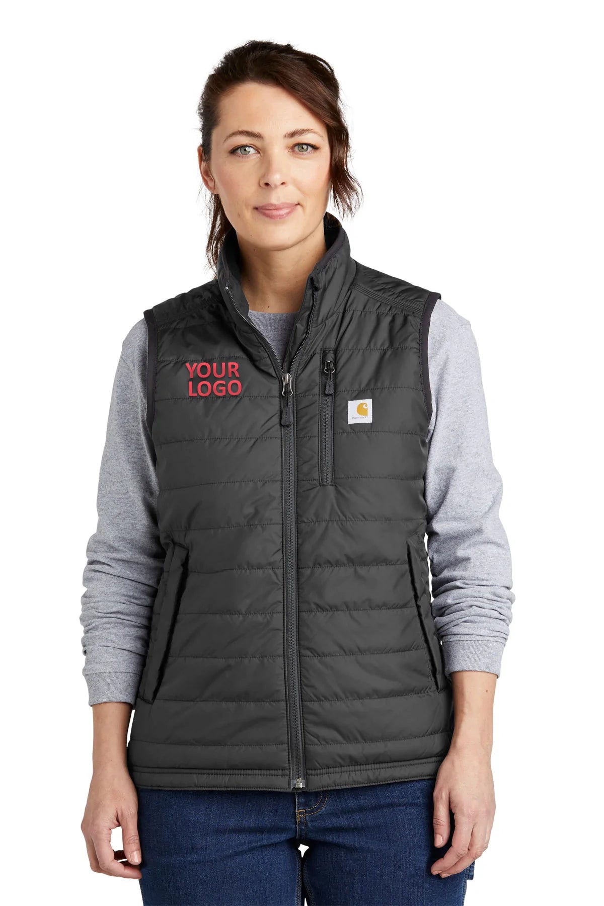 Carhartt Women's Gilliam Customized Vest - Shadow Grey | Workwear & Outdoor Activities | Hunting, Hiking & Casual Wear