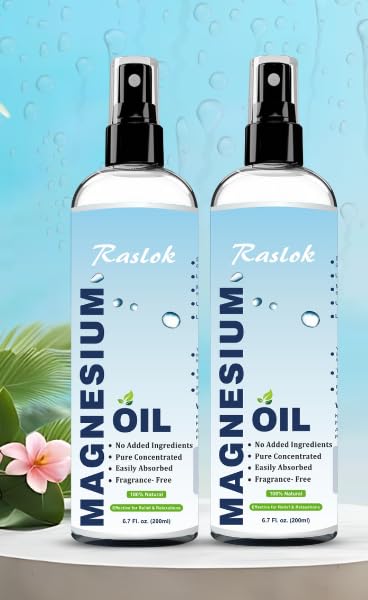 100% Pure Aloe Vera Gel & Magnesium Oil Spray Bundle for Skin, Hair & Relaxation | Natural Moisturizer for Face & Body + Magnesium Spray for Muscle Relief & Foot Care | Non-Sticky Hydrating Formula for Sunburn, After Shave & Daily Skincare Routine