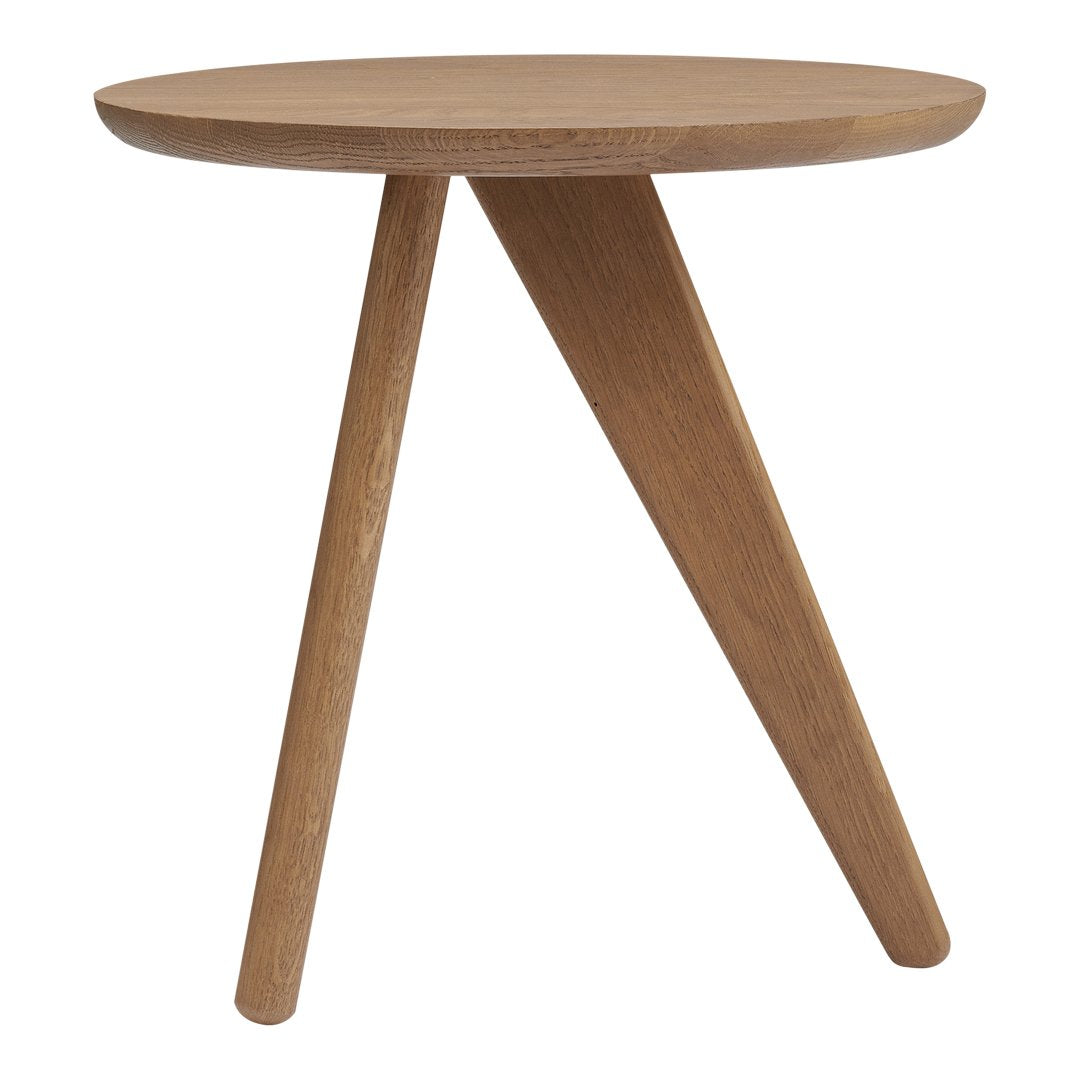 Hansen Hyldahl Fin Side Table by Norr11 - Modern Scandinavian End Table for Living Room, Bedroom & Office - Stylish & Functional Home Decor