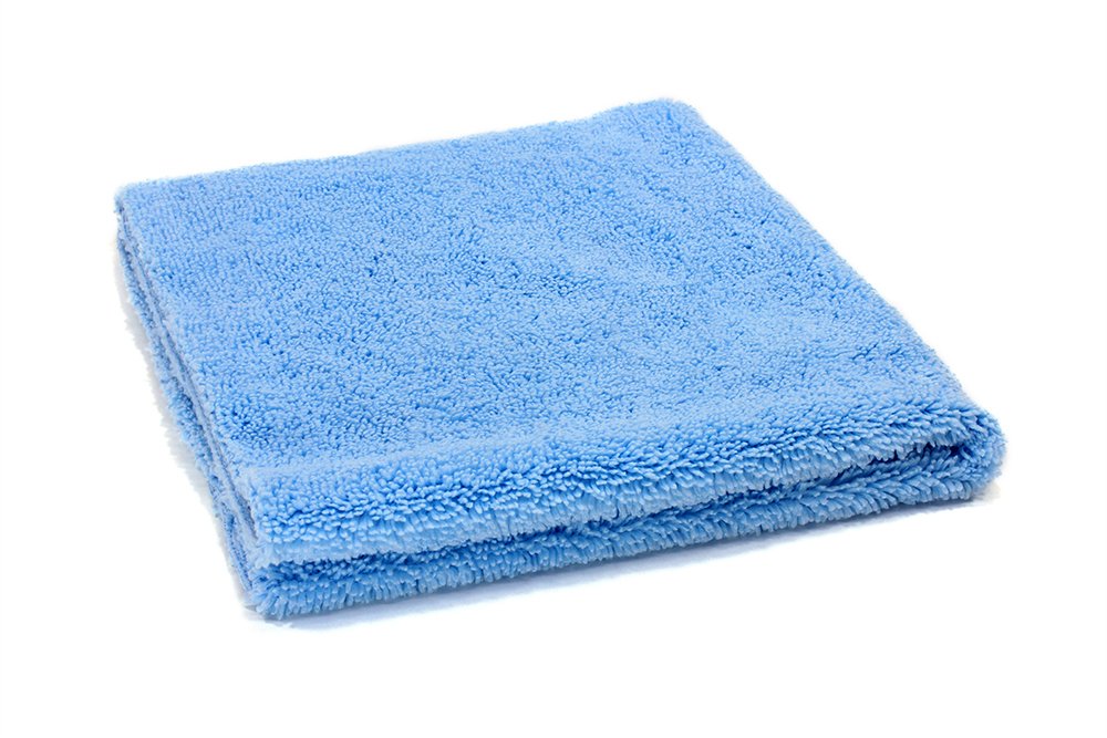 Autofiber Zeroedge Detailing Towel (5-Pack) - Premium Edgeless Microfiber Cloths for Car Polishing, Buffing, Window Cleaning & Waterless Wash | Streak-Free for Glass, Paint & Detailing | Blue | Perfect for Auto Detailing, Home Cleaning & Quick Wipes