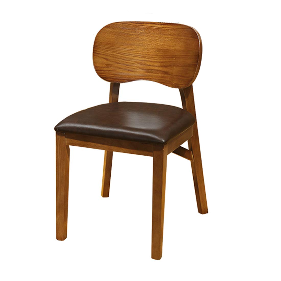 RXBFD Solid Wood Mid-Century Modern Dining Chair - Comfortable Accent Chair for Dining Room, Office, Living Room, Kitchen, Patio & Terrace - Perfect for Leisure, Work & Entertaining