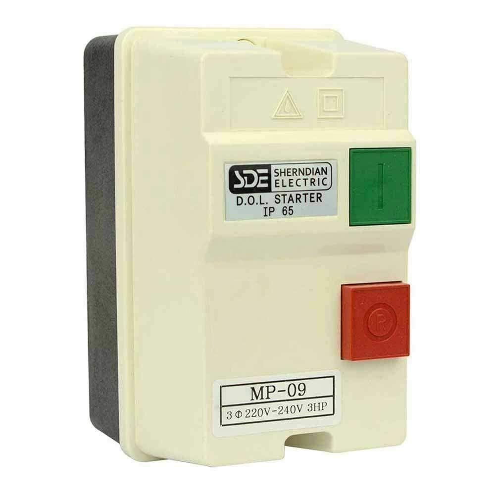3 Phase Magnetic Starter Control Switch - Heavy Duty Motor Starter for Industrial Equipment, Pumps & HVAC Systems | Reliable 3-Phase Power Control Solution