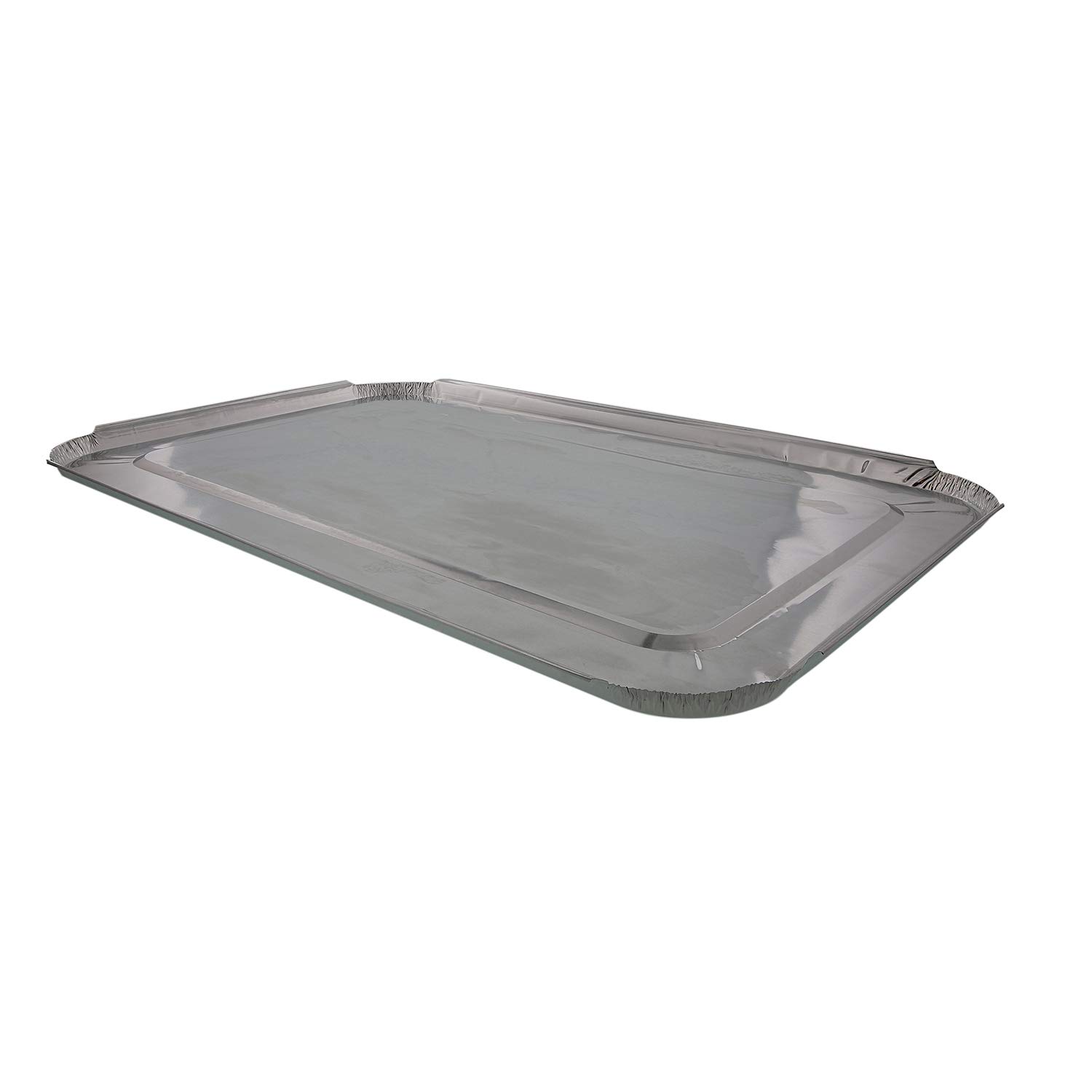 Royal Disposable Aluminum Foil Lids for Full Size Pans - 50 Pack | Heavy-Duty, Leak-Proof & Oven-Safe | Perfect for Catering, Baking & Food Storage