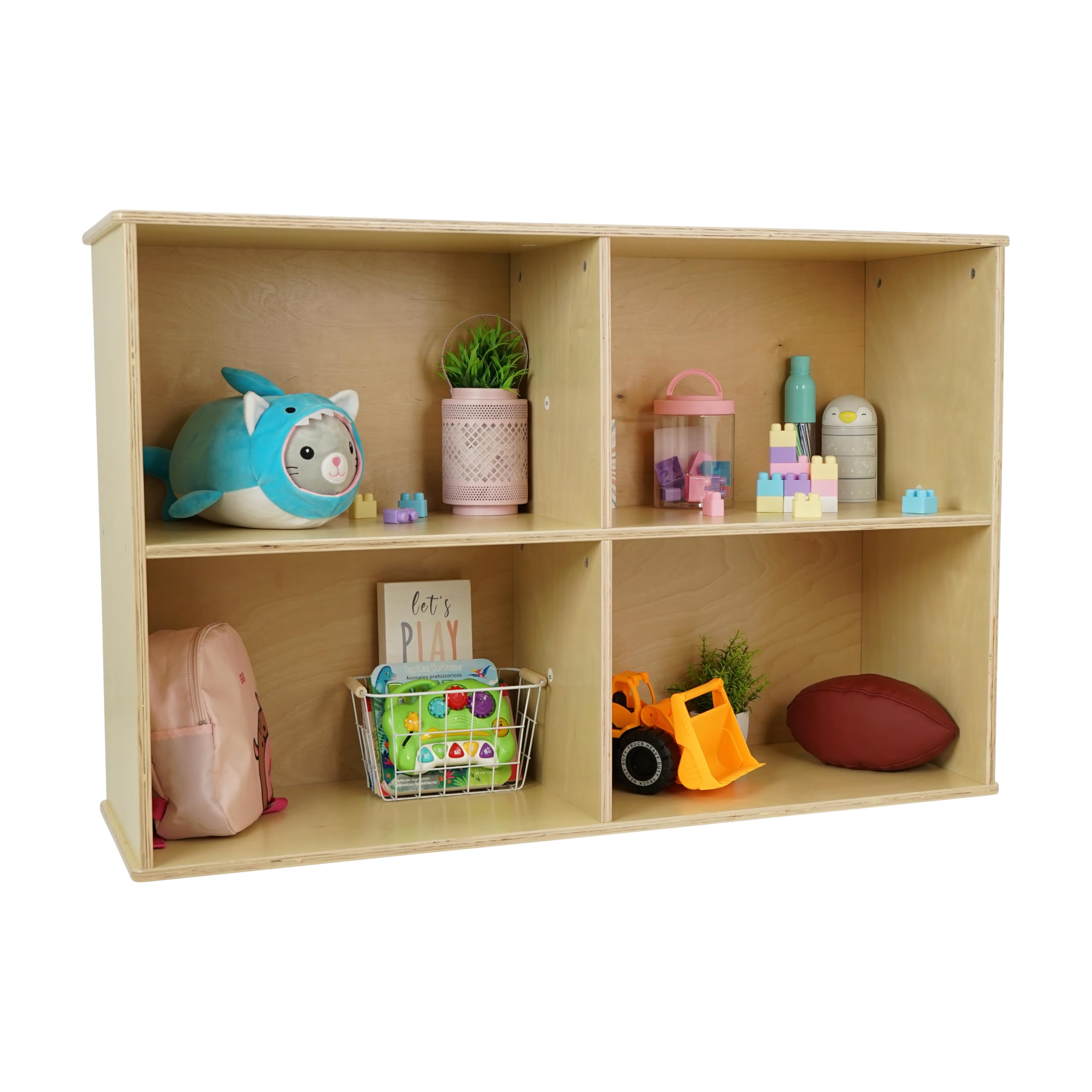 FDP 4-Compartment Cubby Shelf Organizer - 30