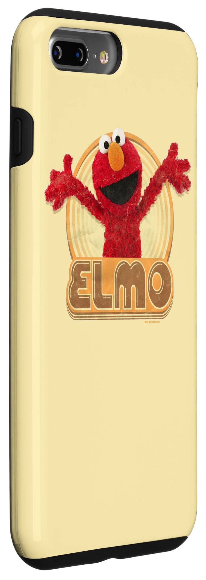 iPhone 7 Plus/8 Plus Sesame Street Elmo Iron On Phone Case - Durable Protection for Kids & Fans | Perfect for School, Travel & Everyday Use