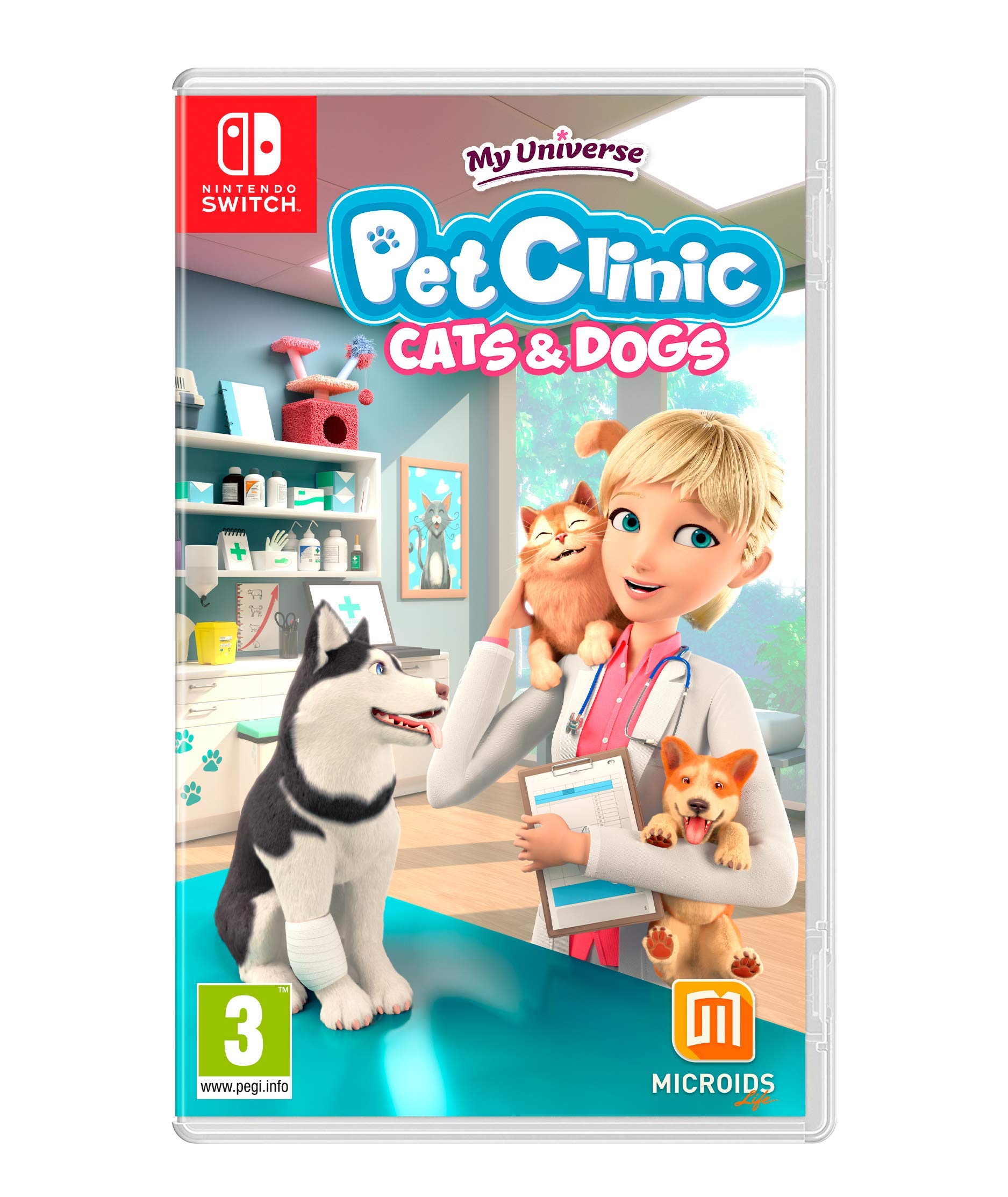 My Universe: My Baby - New Edition & My Universe: Pet Clinic Cats & Dogs Bundle for Nintendo Switch - Fun Family Simulation Games for Kids & Animal Lovers
