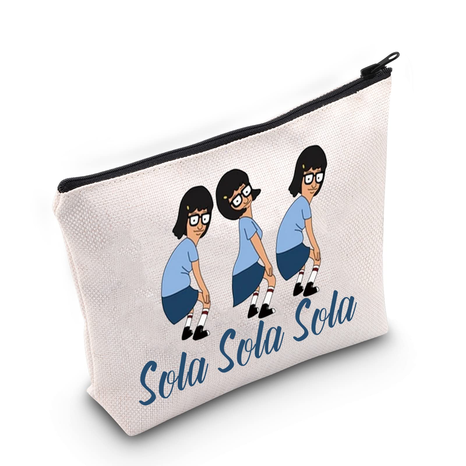 BWWKTOP Tina Fans Cosmetic Makeup Bag - Cartoon TV Show Inspired Zipper Pouch for Women & Girls | Perfect for Travel, School & Gift Giving