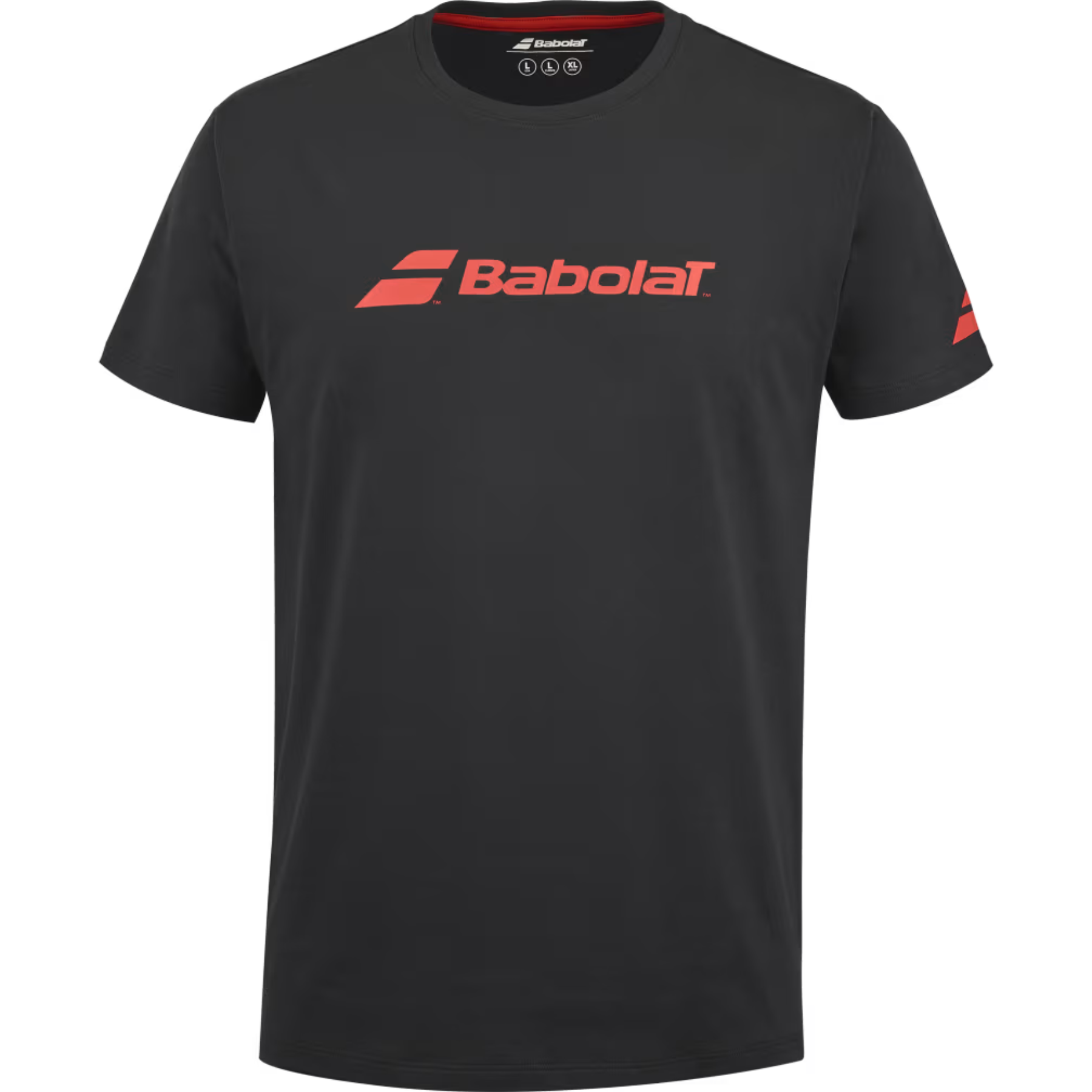Babolat Men's Performance Workout T-Shirt 2000 - Black/Black - Gym, Running & Tennis Apparel