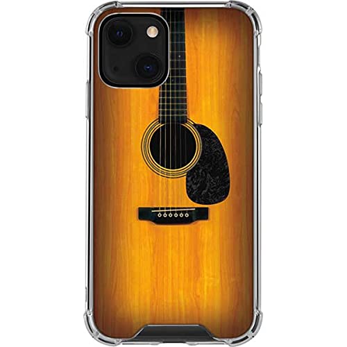 Skinit Clear Protective Phone Case for iPhone 13 Mini - Wood Guitar Design | Slim Scratch-Resistant Cover | Perfect for Music Lovers & Outdoor Activities