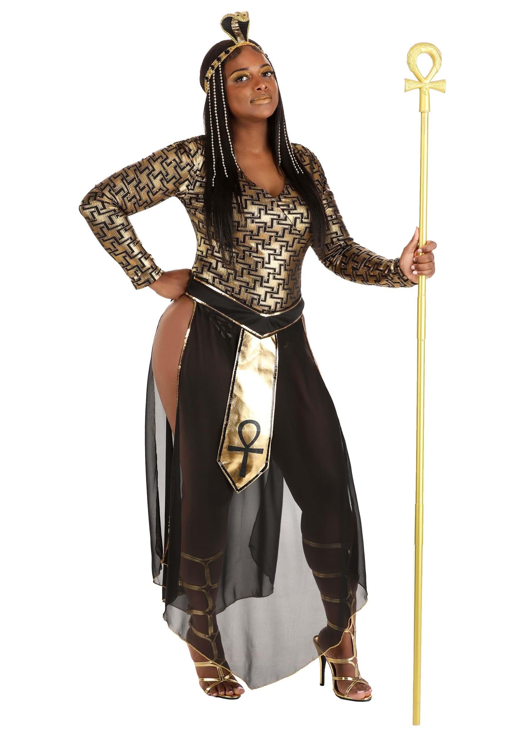 Dreamgirl Adult Women's Egyptian Queen Cleopatra Costume - Sexy Cleo Halloween Outfit for Women, Fancy Dress Party, Cosplay & Theme Events