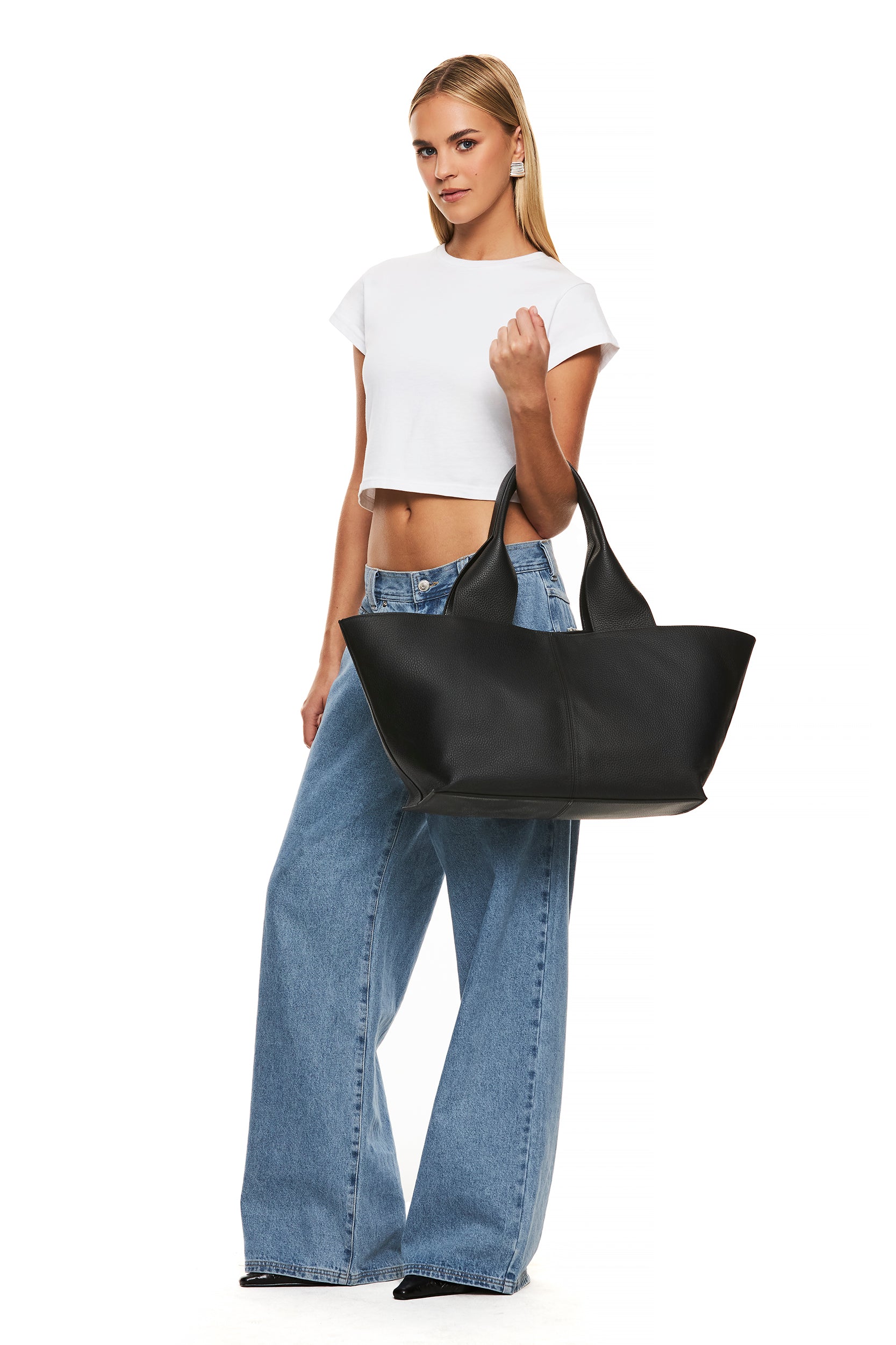 The Parker Black Bag - Stylish & Durable Leather Tote for Women - Perfect for Work, Travel & Everyday Use