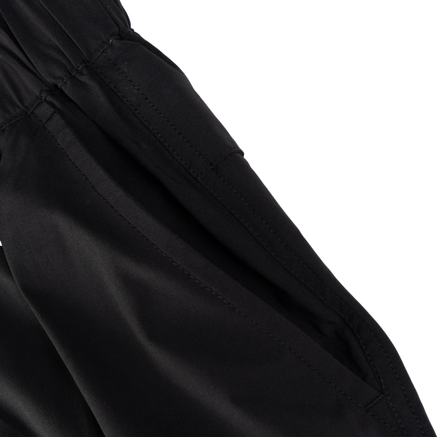 ASUSL Nylon Zipper Pocket Pants for Men - Black - Comfortable & Durable Casual Pants for Outdoor, Travel & Work