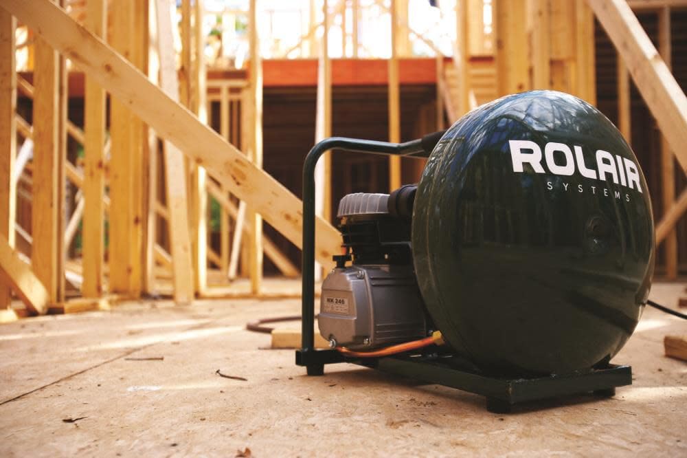 Rolair D2002HPV5 Pancake Air Compressor - Lightweight & Portable for DIY, Home Improvement & Job Sites - Perfect for Nail Guns, Airbrushing & Inflating Tires