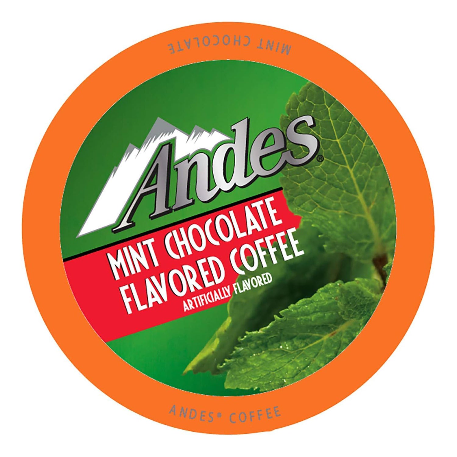 Andes Mints Mint Chocolate Flavored Single Serve Coffee Pods - 12 Pack for Keurig Machines | Perfect for Office, Home & Gift Giving