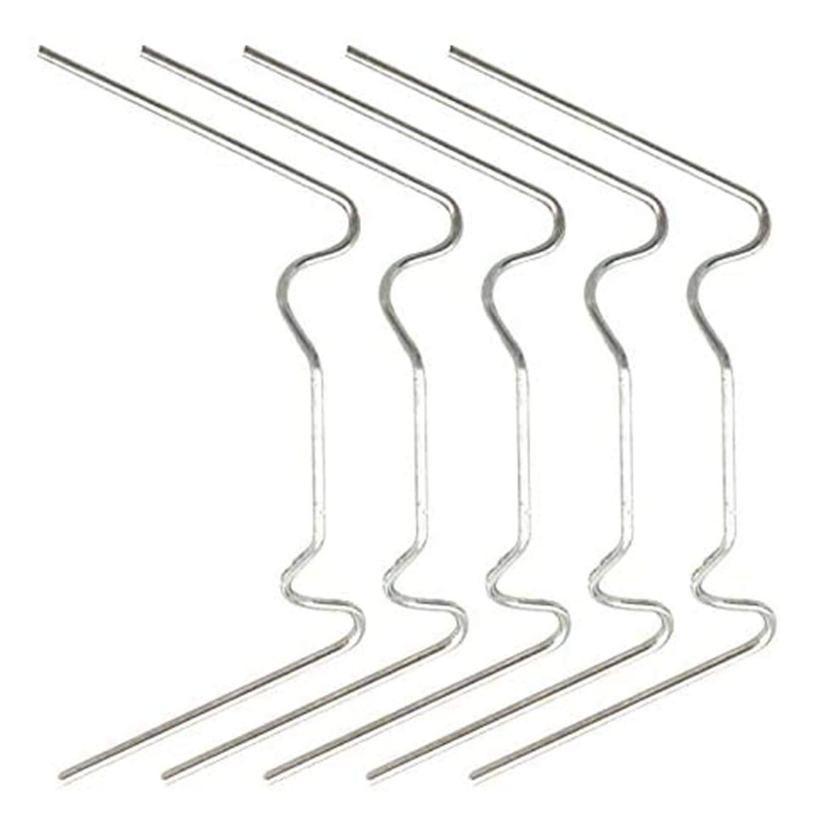 100 Pcs Stainless Steel Greenhouse Glazing Clips - Secure Glass Panels for Greenhouses, Cold Frames & DIY Projects - Durable W Clips for Gardening & Plant Protection