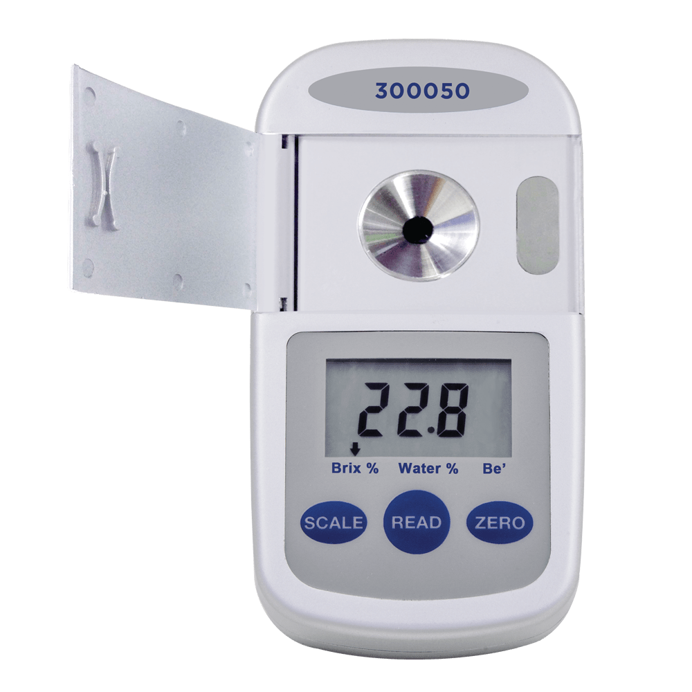 Digital Pocket Refractometer for Honey - Brix Measurement Tool for Beekeepers, Home Brewing & Food Processing | Portable Sugar Content Tester for Honey, Maple Syrup & Fruit Juices
