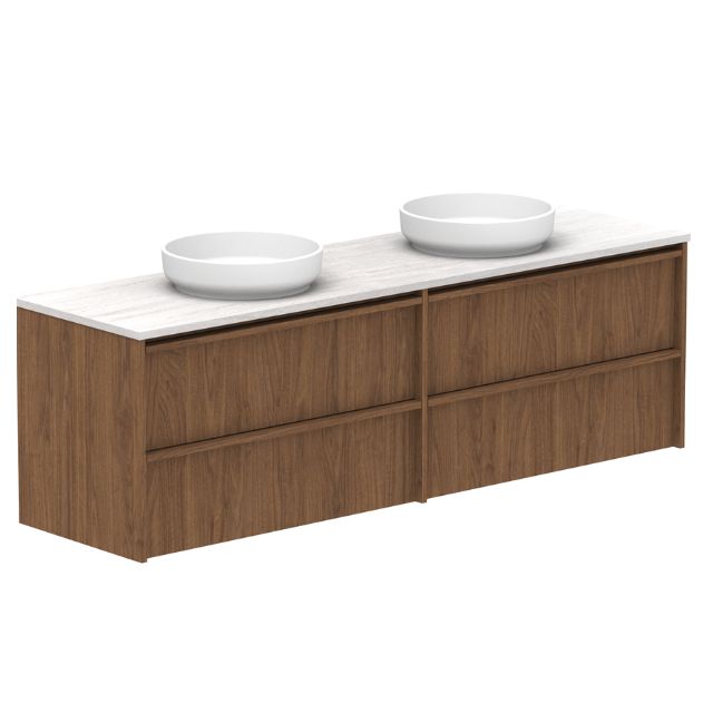 ADP Eli Wall Mounted Bathroom Vanity - Modern Floating Vanity with Sink for Small Space, Perfect for Apartments and Powder Rooms