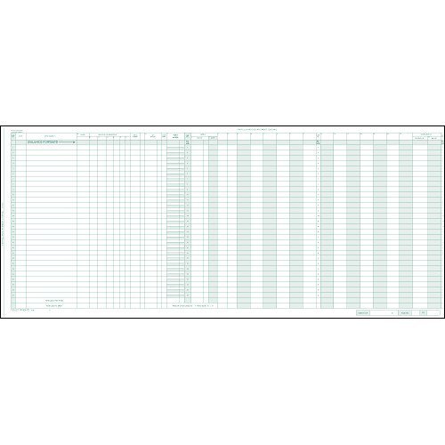 Payroll and General Expense Journal Sheets - Printable Accounting Ledger for Small Business Bookkeeping & Financial Tracking