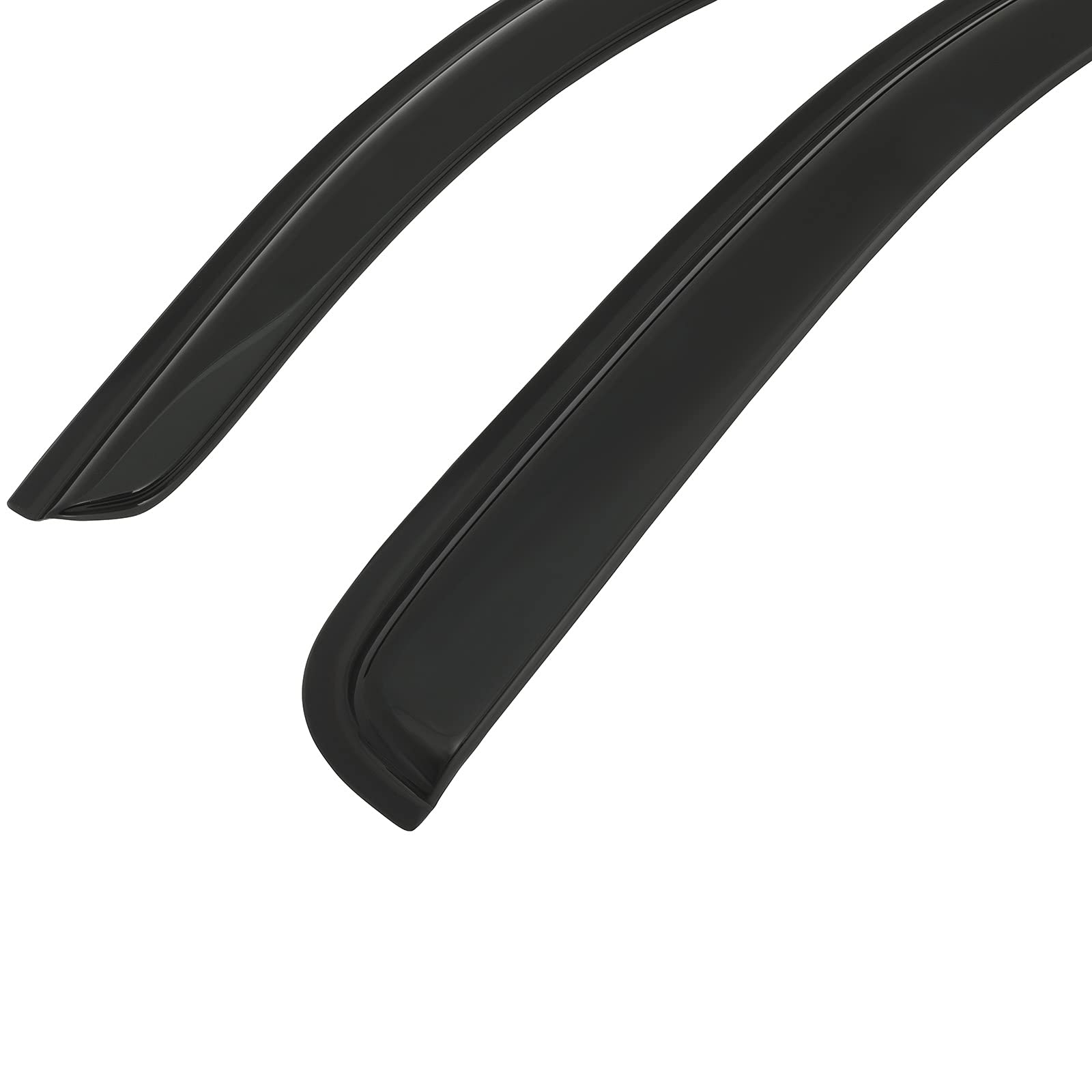 OCPTY Tape-on Window Visors Rain Guards for Toyota Tacoma 2016-2020 | Side Window Deflectors Set of 4 | Weather Protection & Improved Airflow for Trucks