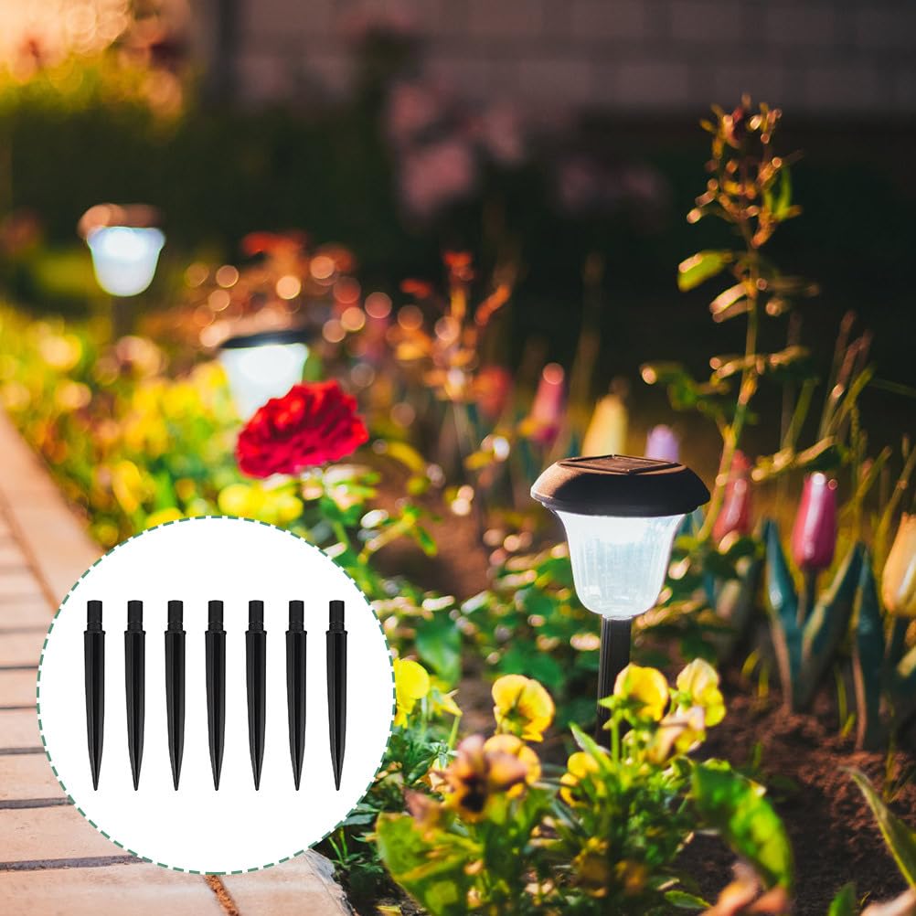 25 Pack Solar Light Stakes - 5.5 x 0.55 Inch Replacement Ground Spikes for Garden Pathway Lights, Landscape Yard Lamps - Perfect for Driveway, Walkway, Flower Bed & Outdoor Decoration Lighting