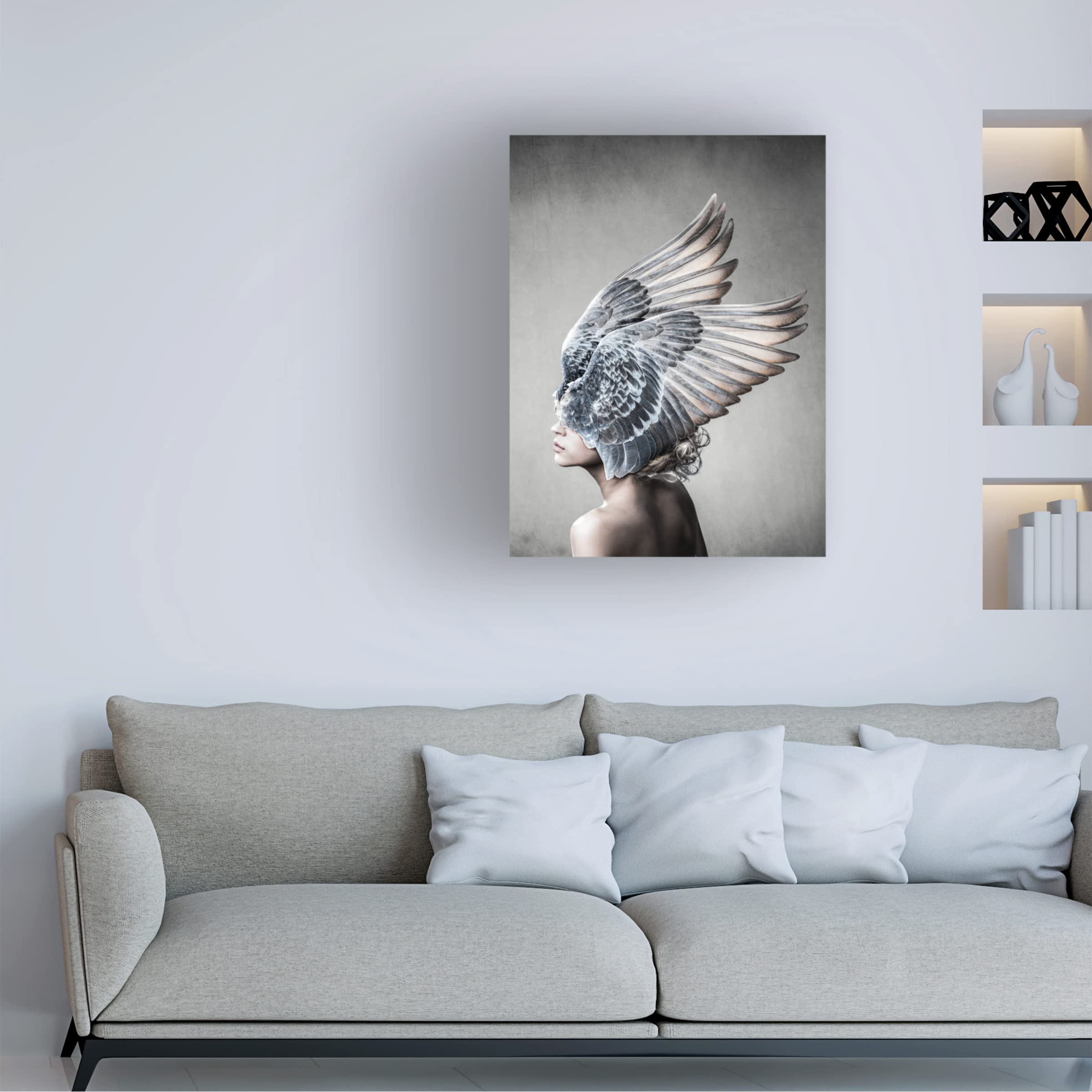 Trademark Fine Art 'Selene' Canvas Wall Art by Design Fabrikken - Elegant Home Decor for Living Room, Bedroom & Office