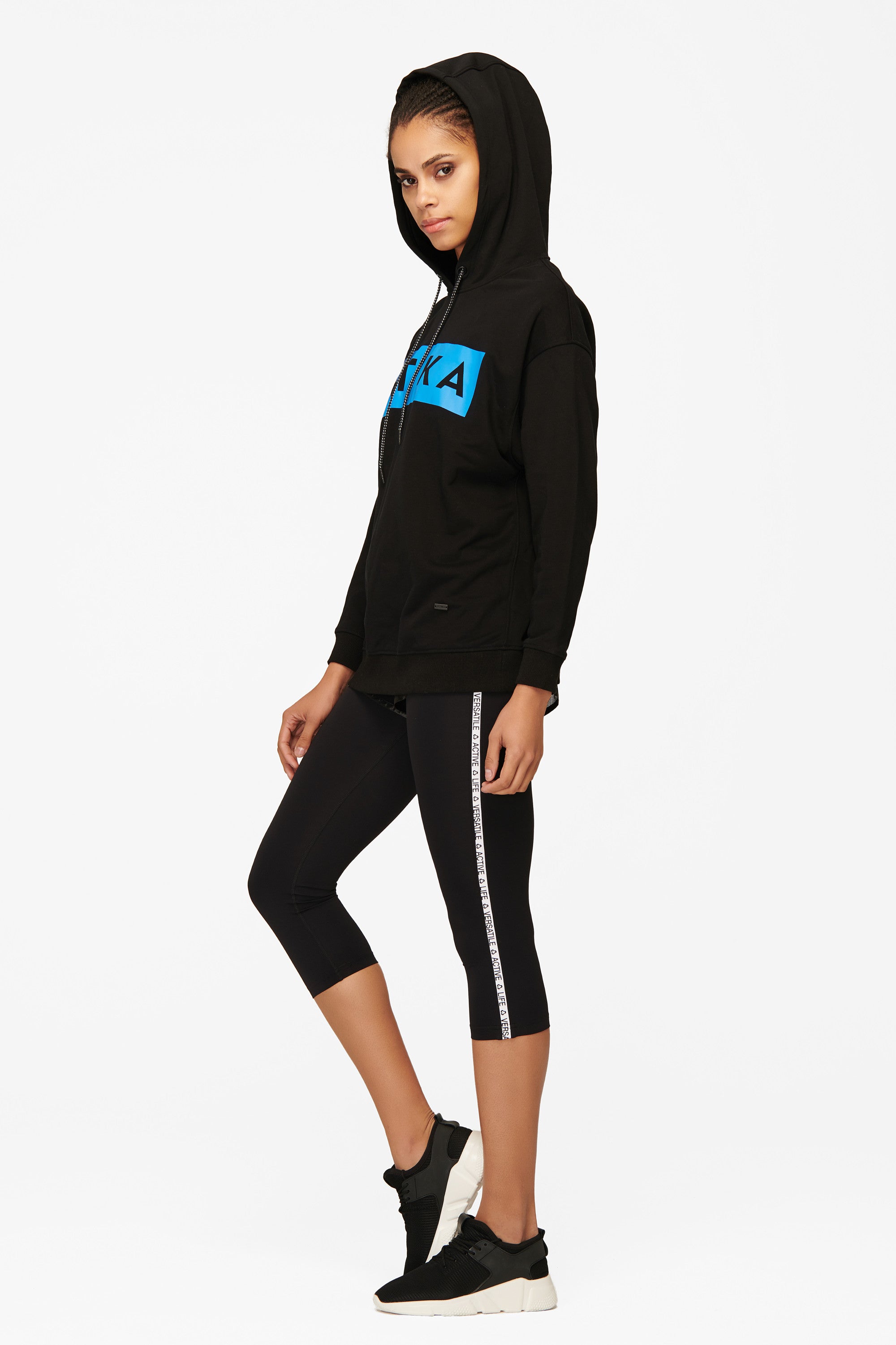 TITIKA Classic Logo Hoodie for Men & Women - Cozy Pullover Sweatshirt with Front Pocket - Perfect for Casual Wear, Gym, and Outdoor Activities