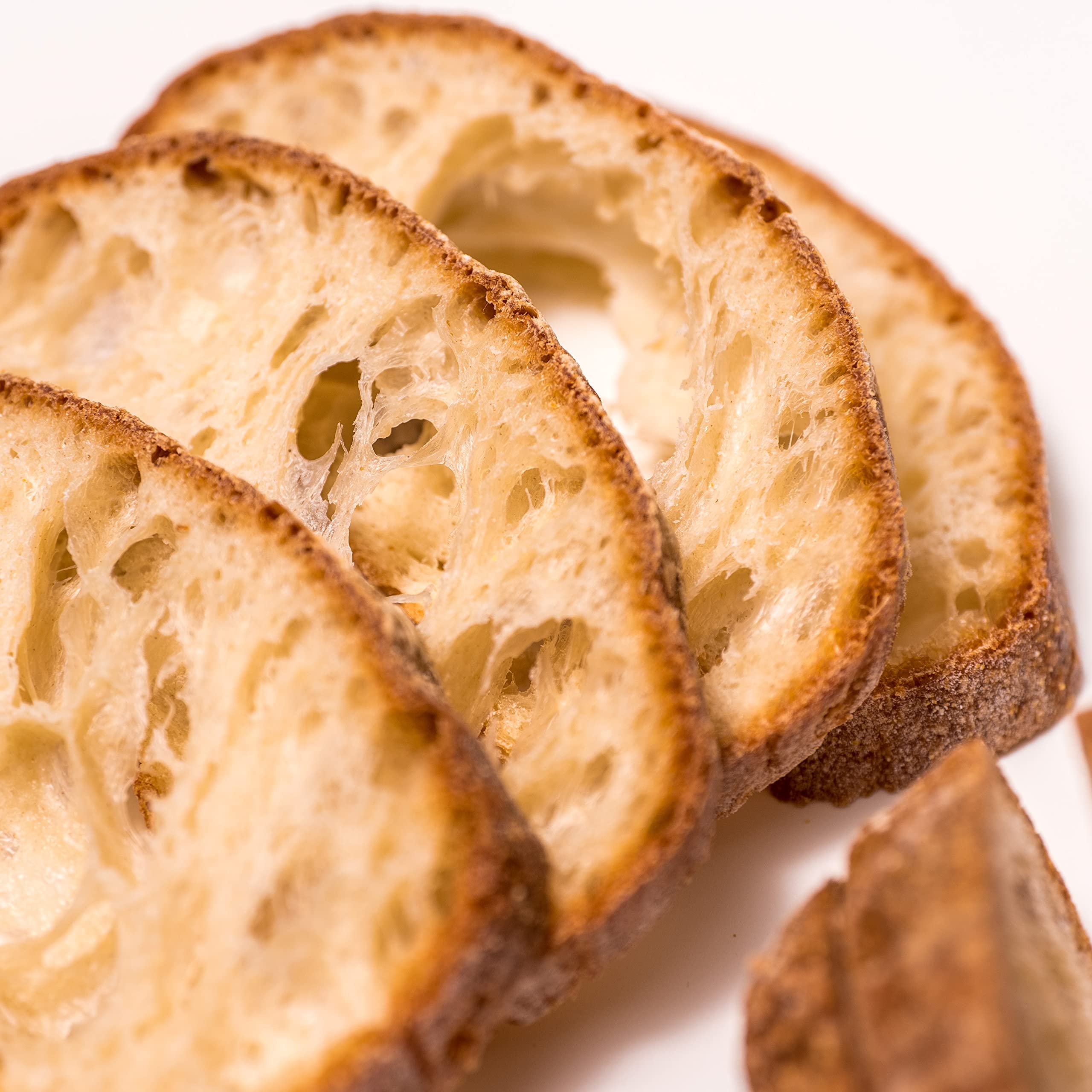 Artisan Ciabatta Rustica Bread - Handmade, All Natural, High Fiber, Sliced Loaf (4-Pack) | Perfect for Sandwiches, Toast & Charcuterie Boards