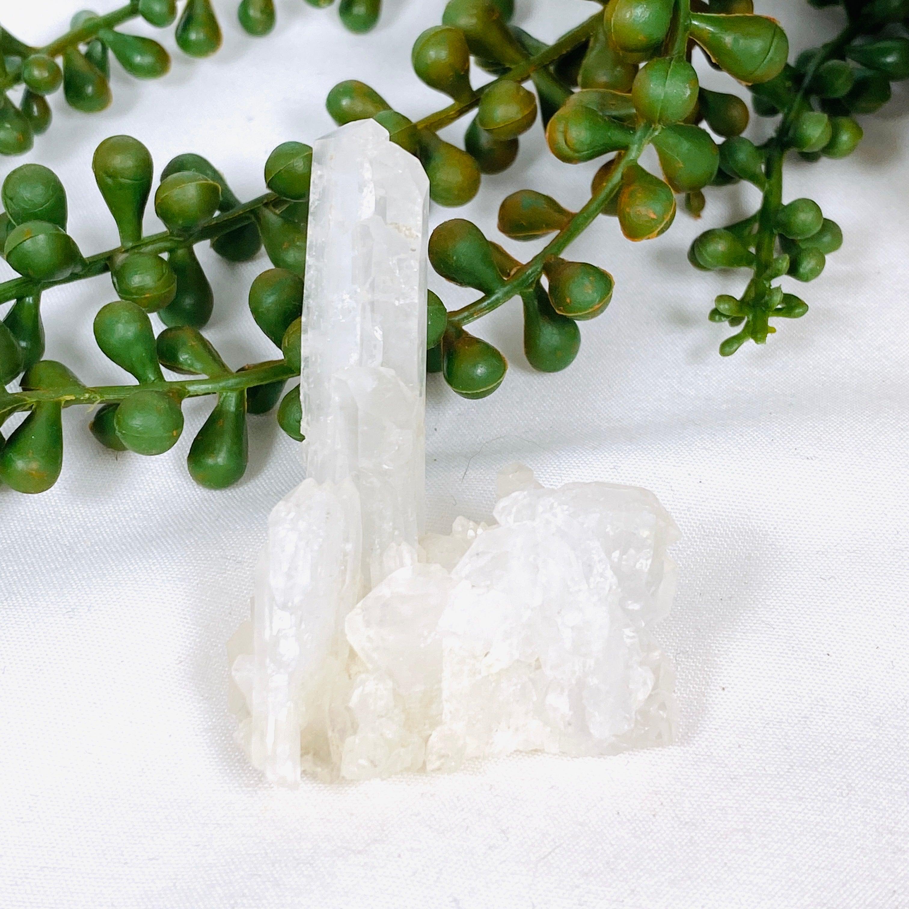 Natural Clear Quartz Faden Specimen - Healing Crystal for Meditation, Energy Work & Home Decor (CQ44) | Perfect for Spiritual Practices, Chakra Balancing & Gift Giving