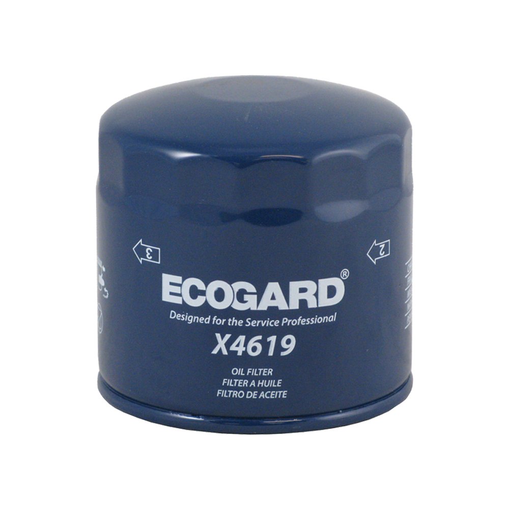 ECOGARD X4619 Premium Spin-On Engine Oil Filter for Conventional Oil - Compatible with Jeep Wrangler 2.5L (1987-1993), Wrangler 4.2L (1987-1990), Cherokee 4.0L (1987-1990), Comanche 4.0L (1987-1990) - Ideal for Oil Changes, Engine Protection & Off-Road Adventures