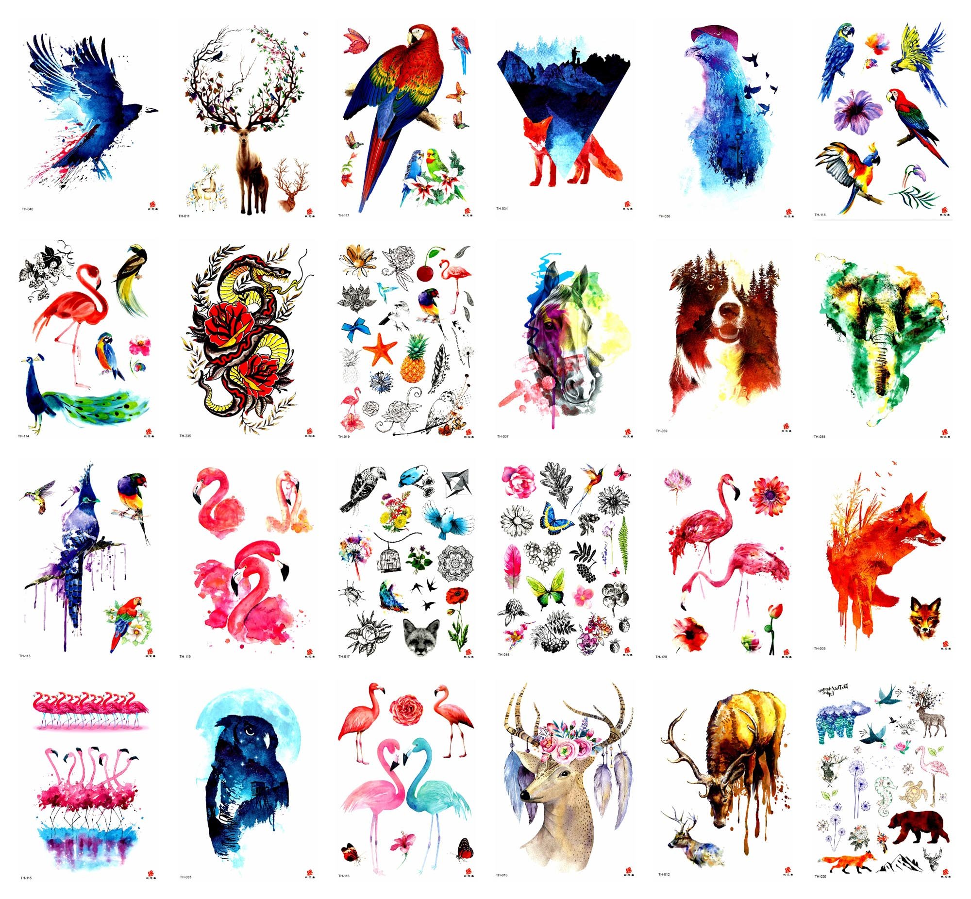 24 Sheets Large 8.25
