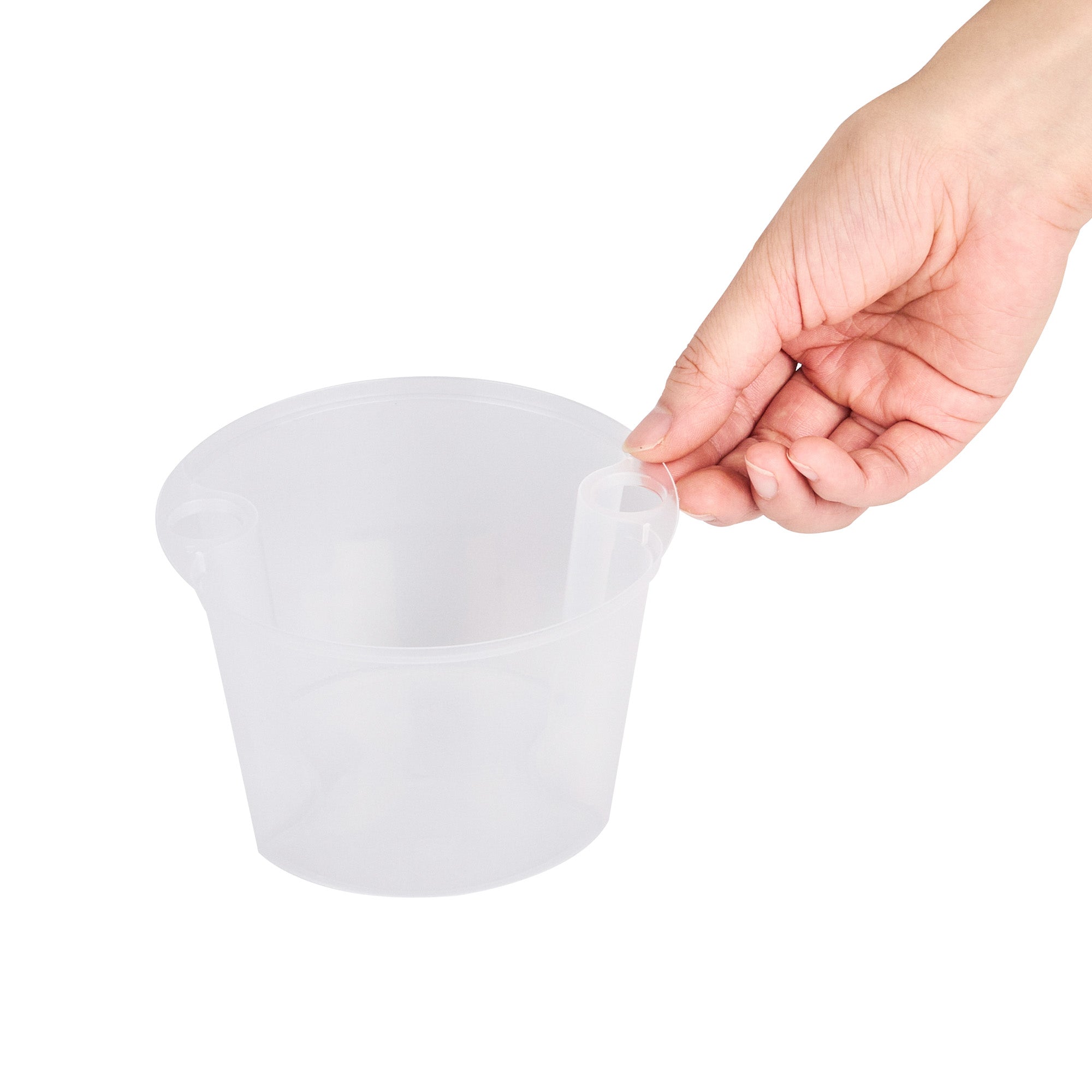 20 oz Clear Plastic Soup Container Insert - Fits 32/40/48 oz Bowls, Microwave Safe (50-Pack) - Perfect for Takeout, Meal Prep & Restaurant Use