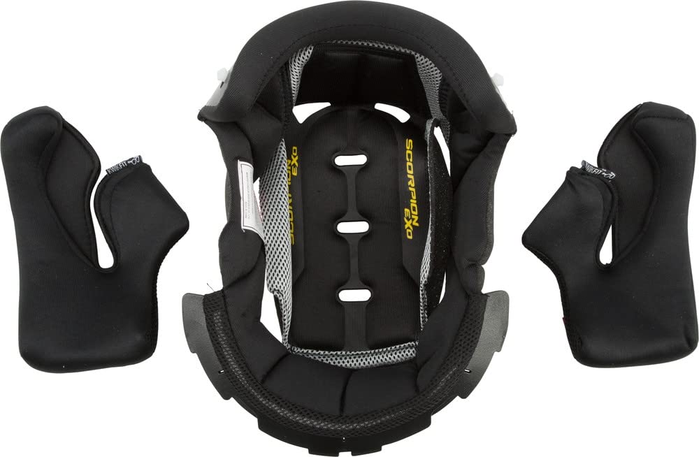 ScorpionEXO Kwikwick EXO-2000 Moisture-Wicking Motorcycle Helmet Liner for Street Bikes - Black, X-Small - Comfortable & Breathable for Long Rides & Hot Weather