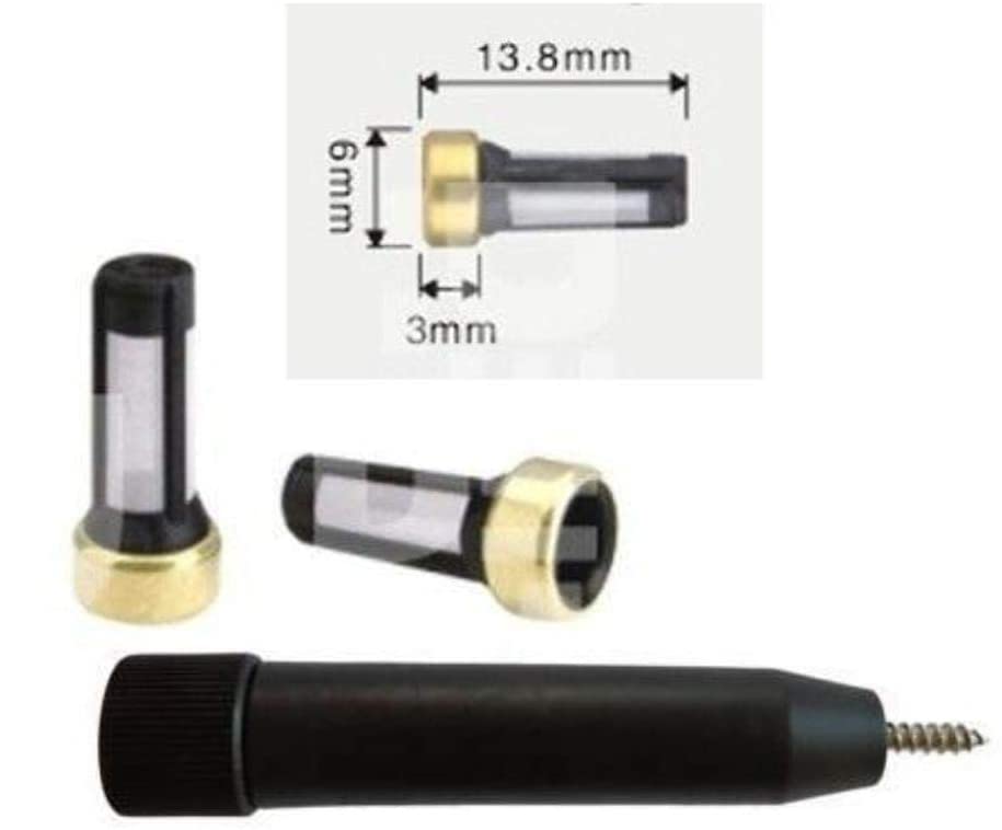 Fuel Injector Basket Filter & Micro Filter Removal Tool Kit with Optional Replacement Filters - Essential for Diesel & Gas Engine Maintenance