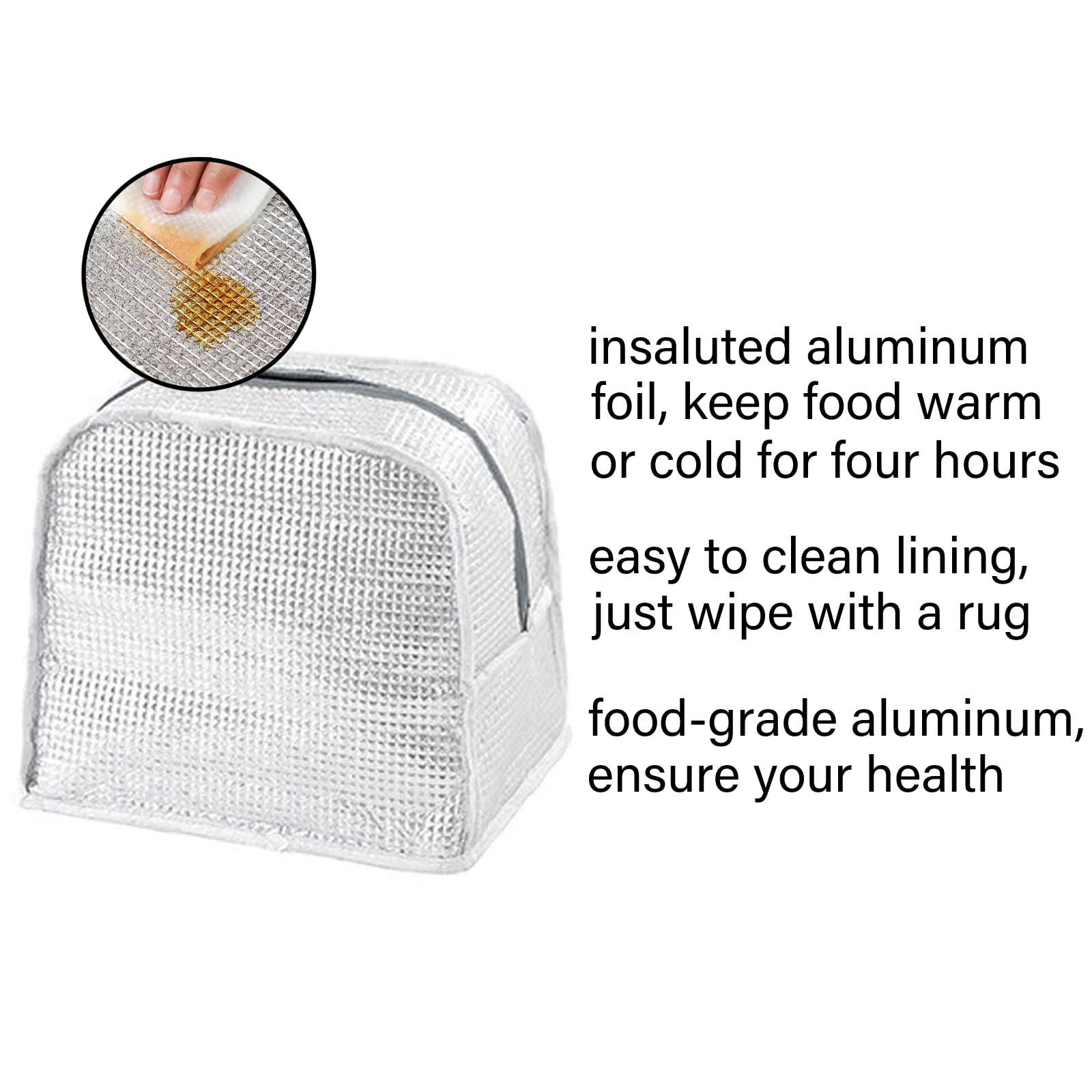 Women's Skull Flower Insulated Lunch Bag - Reusable Leakproof Lunch Box & Cooler for Work, School & Picnics | Stylish & Eco-Friendly Food Container