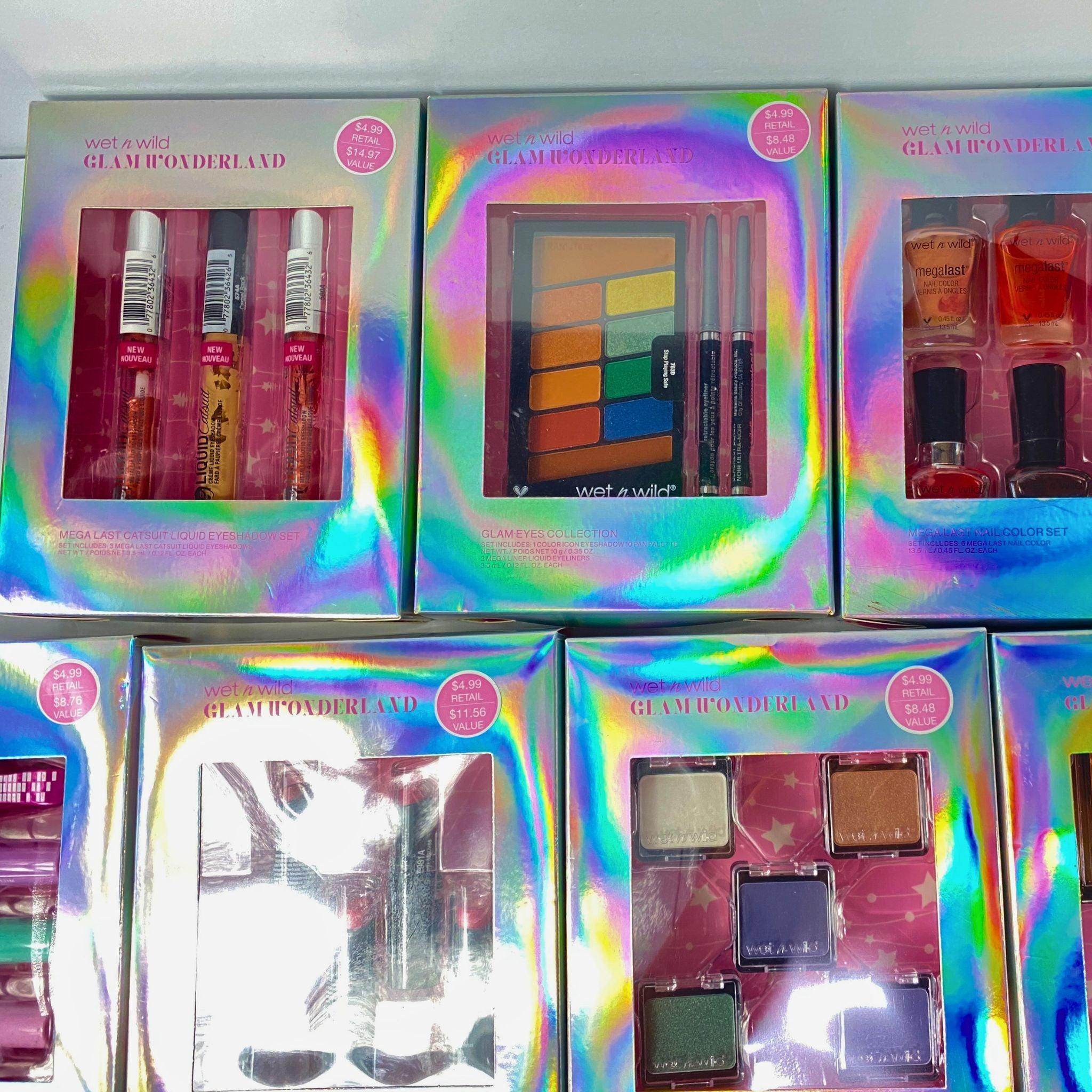 Wet N Wild Glam Wonderland Assorted Mix - 60 Piece Eyeshadow Palette Set for Party, Halloween & Special Occasion Makeup