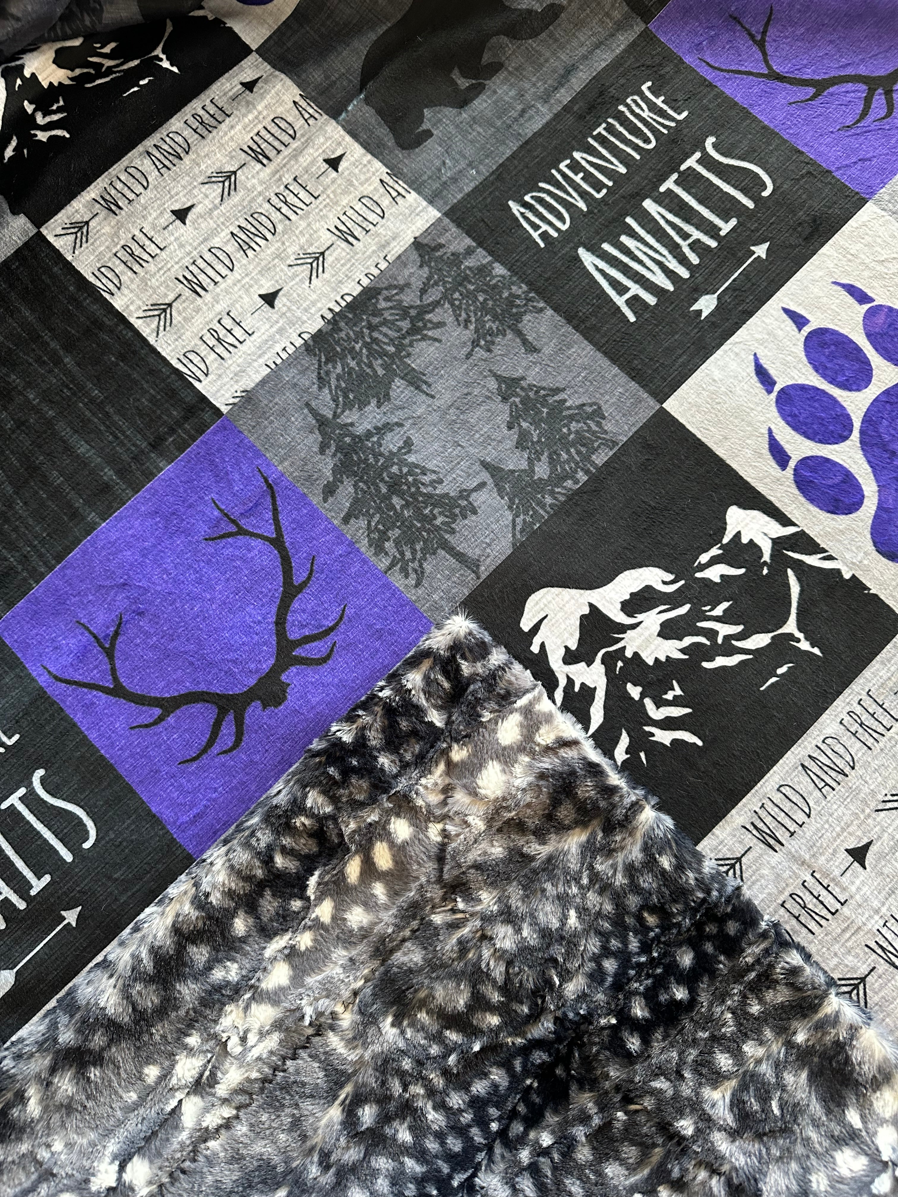 Luxe Cuddle 54x79 Large Soft Blanket for Bed, Couch & Outdoor Adventures - Cozy Throw for Camping, Travel and Home Decor
