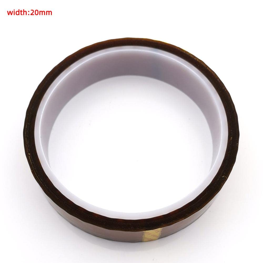 High Temperature Heat Resistant BGA Kapton Thermal Tape - 5mm x 33M Polyimide Insulating Adhesive Tape for Electronics, Soldering, PCB Repair & High Heat Applications