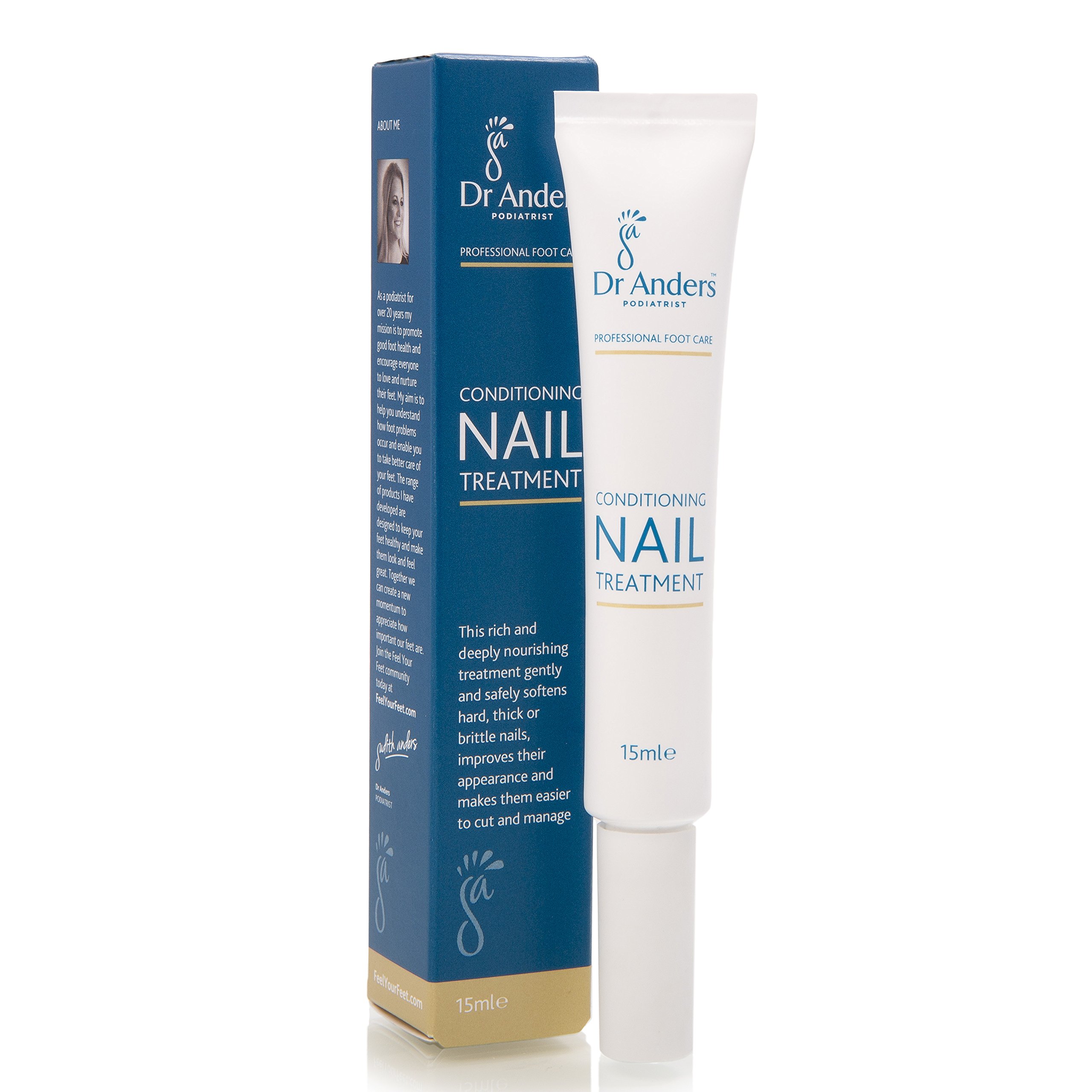 Dr Anders Nail Strengthening Treatment - Hard, Thick & Brittle Nail Repair Solution | Professional Nail Care for Stronger, Healthier Nails | Perfect for Manicures, Pedicures & Daily Nail Maintenance