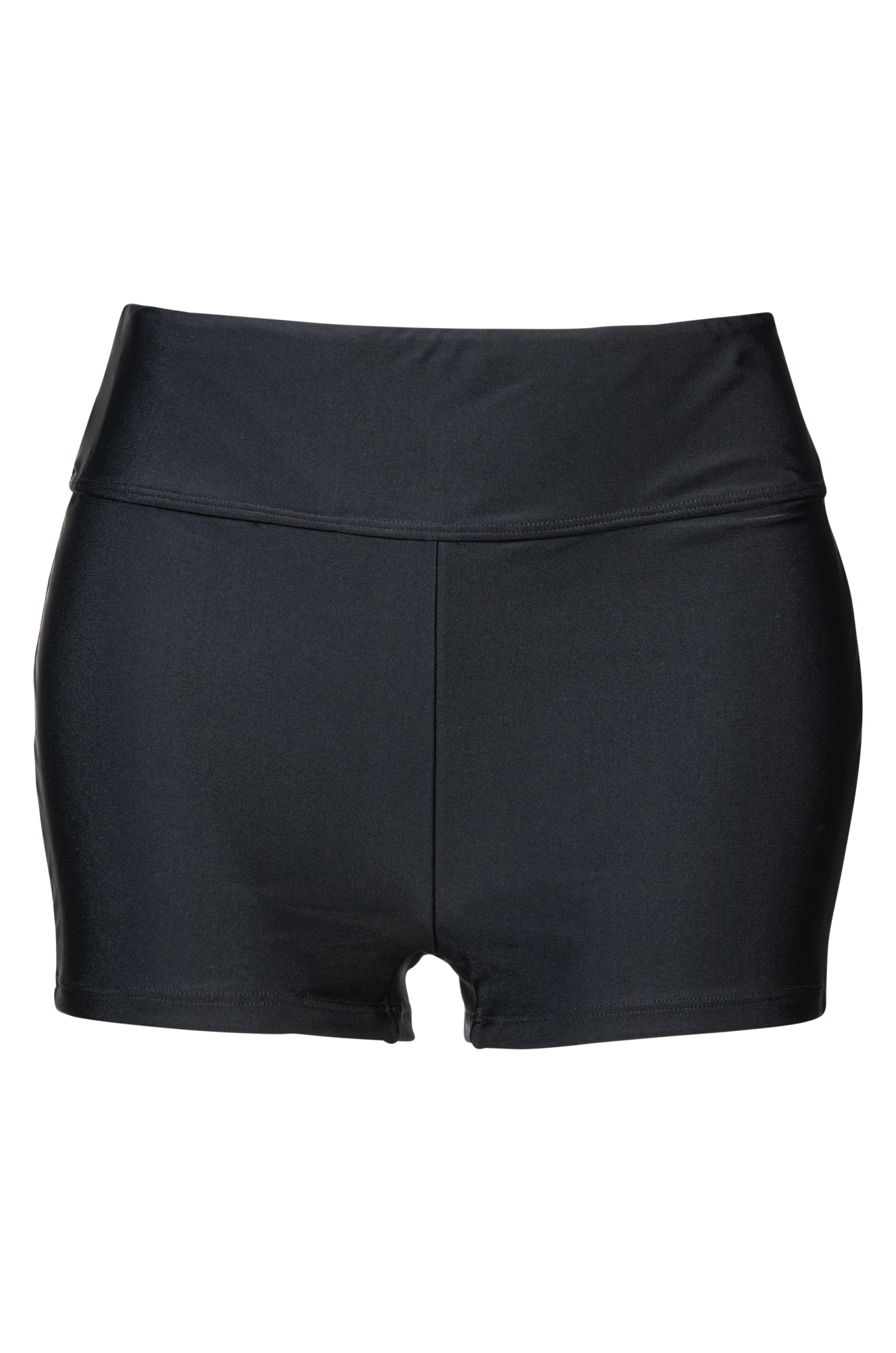 Men's Quick-Dry Swim Shorts with Hidden Pocket - Black 0713A1 | Comfortable & Stylish for Beach, Pool & Water Sports