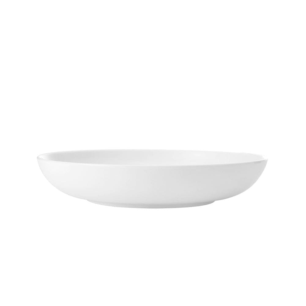 Premium Lucerne White 12-Piece Dinnerware Set - Service for 4 - Elegant Porcelain Plates, Bowls & Mugs - Perfect for Family Dinners, Dinner Parties & Holiday Entertaining