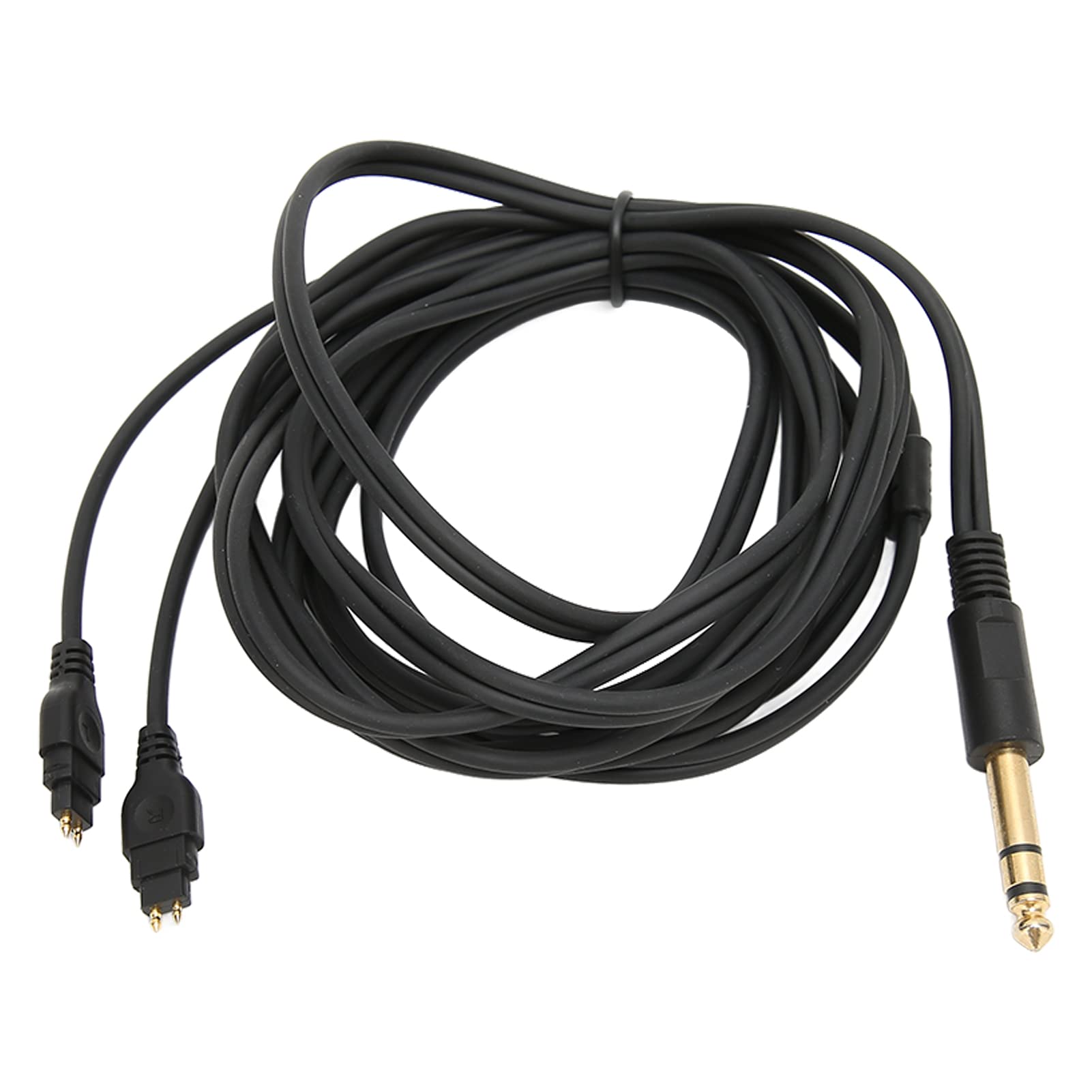 Premium 6.3mm Stereo Headphone Cable - Oxygen-Free Copper Replacement Wire for Sennheiser HD650 HD600 HD580 HD535 HD545 HD565 - Perfect for Audiophiles & Home Studio Listening