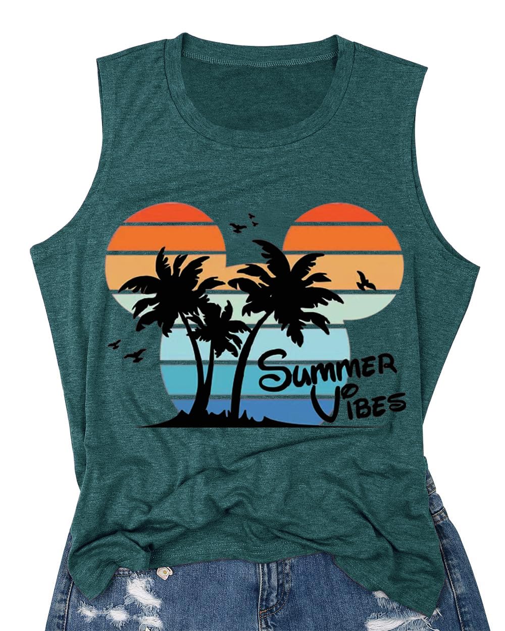 Vacay Mode T-Shirts for Women | Summer Beach Vacation Short Sleeve Tops | Casual Hawaiian Cruise Getaway Tees | Perfect for Beach Parties, Tropical Holidays & Weekend Getaways