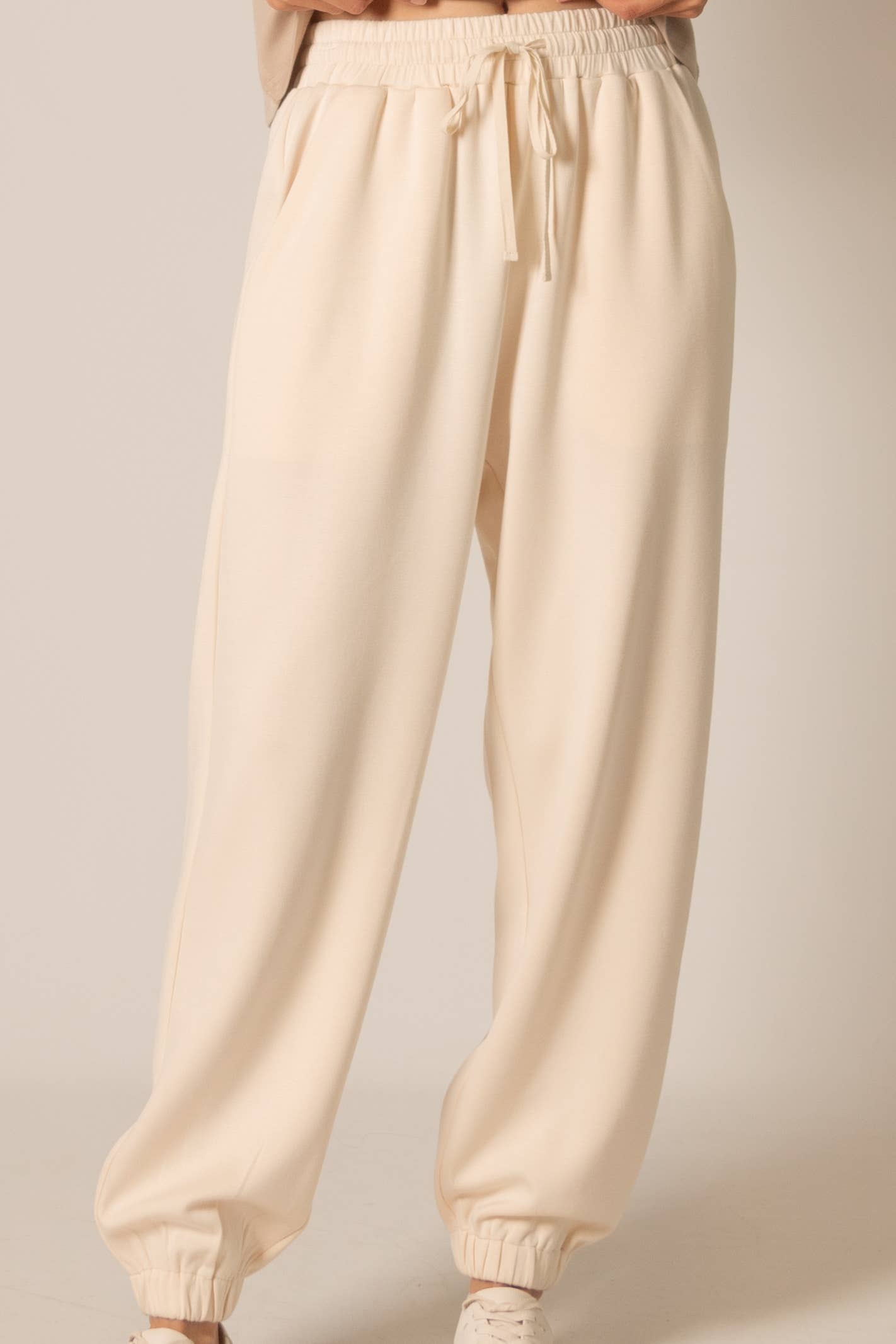 Soft & Stretchy Modal Joggers for Women - Cozy Lounge Pants with Elastic Waistband - Perfect for Yoga, Running Errands & Relaxing at Home