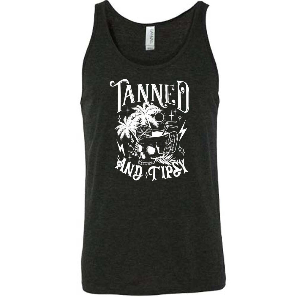 Tanned and Tipsy Unisex T-Shirt - Casual Summer Beach Party Outfit for Men & Women